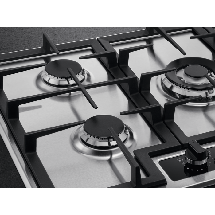 AEG HGB75420YM 75cm Gas Hob - Stainless Steel thumbnail image