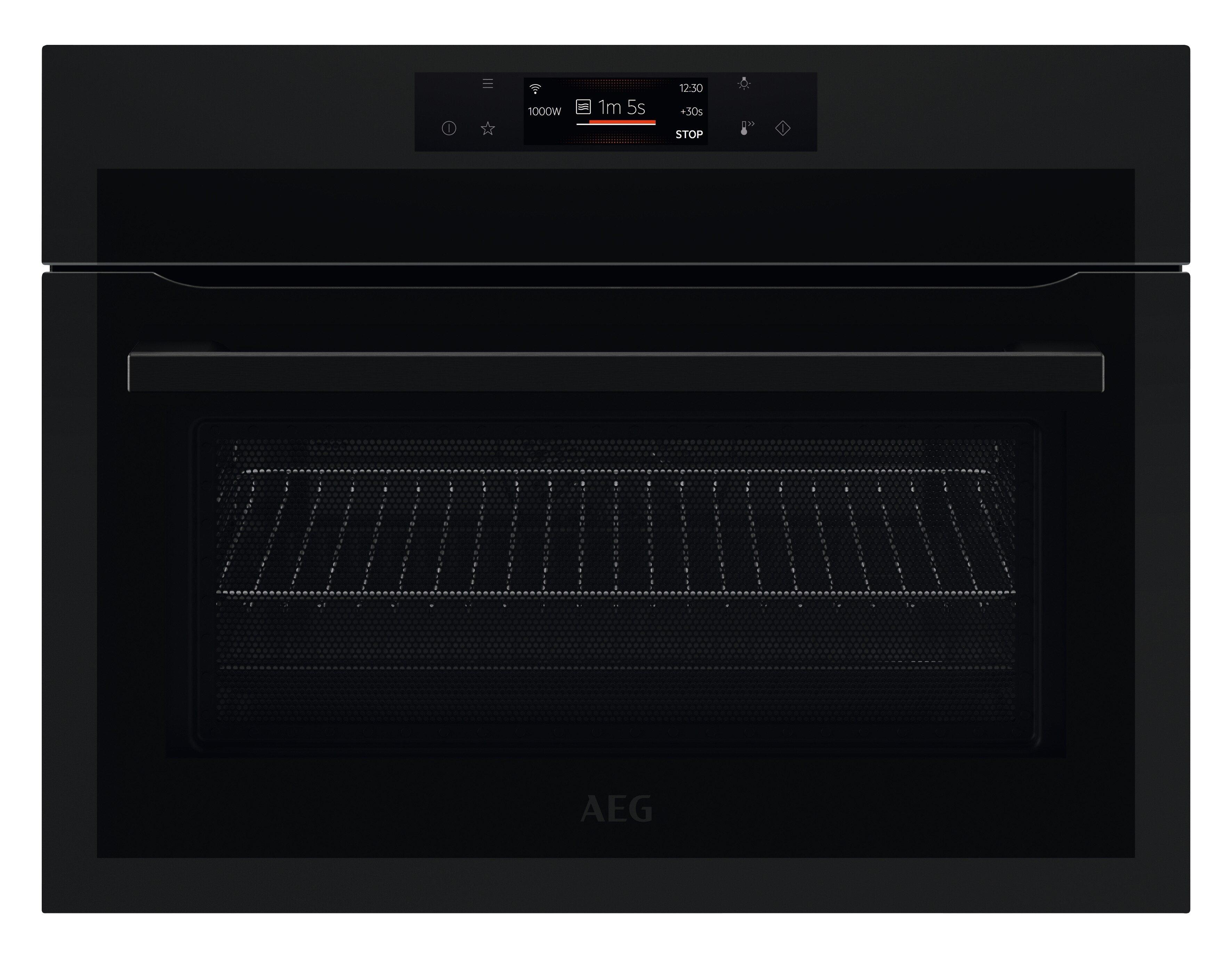 AEG KME768080T  WiFi Connected Built In Combination Microwave - Matte Black thumbnail image