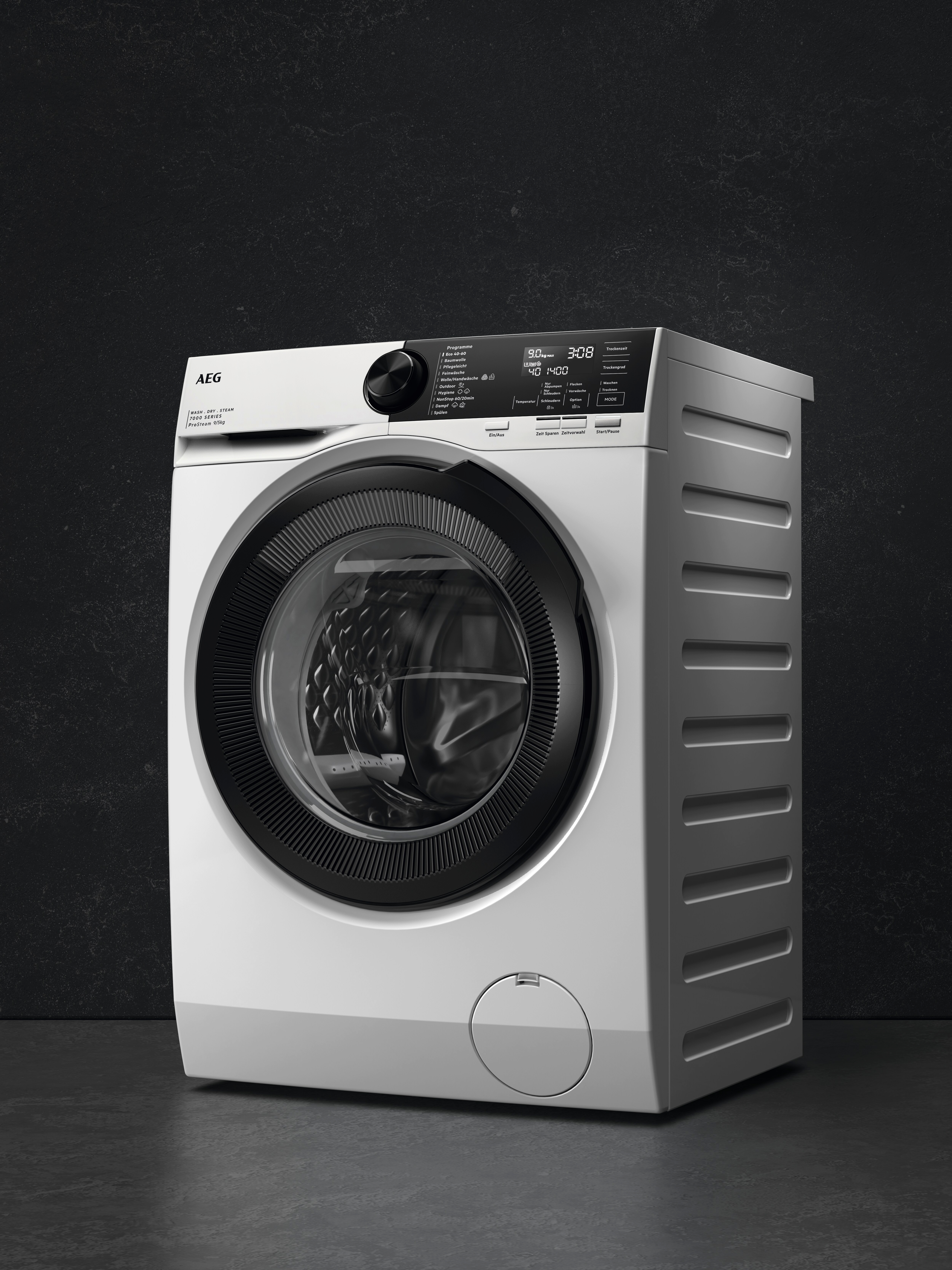 AEG Exclusiv Line LWR72956M4B 9kg/5kg 1600 Spin Washer Dryer - White thumbnail image