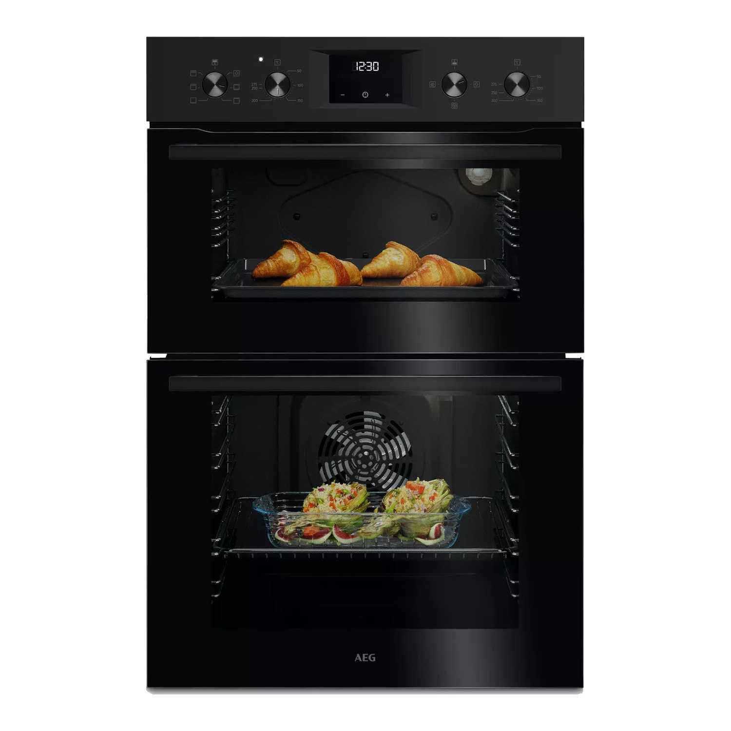 AEG OU5NP20B 59.4cm Double Built In Oven - Black thumbnail image