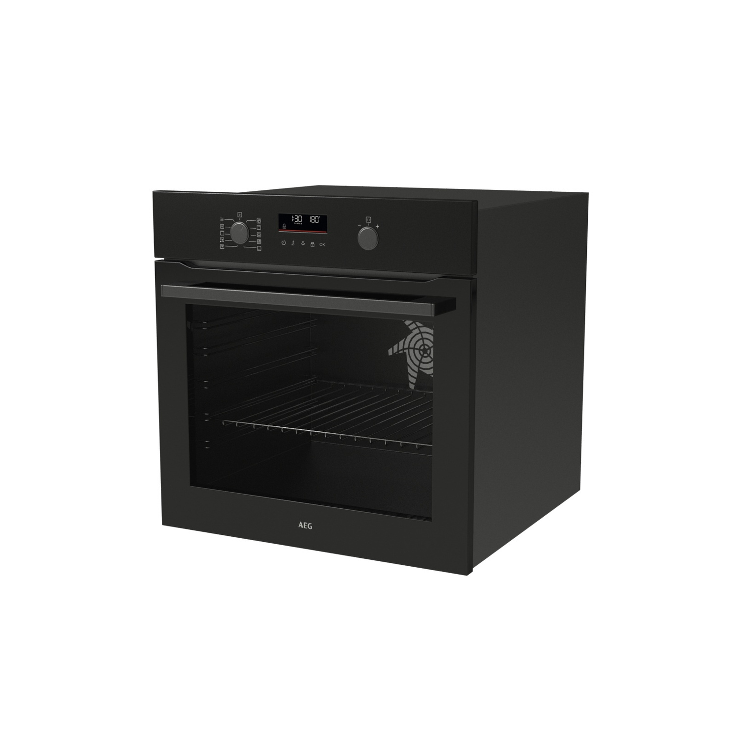 AEG OU5PB40XK 59.6cm Built In Electric Single Oven - Black thumbnail image
