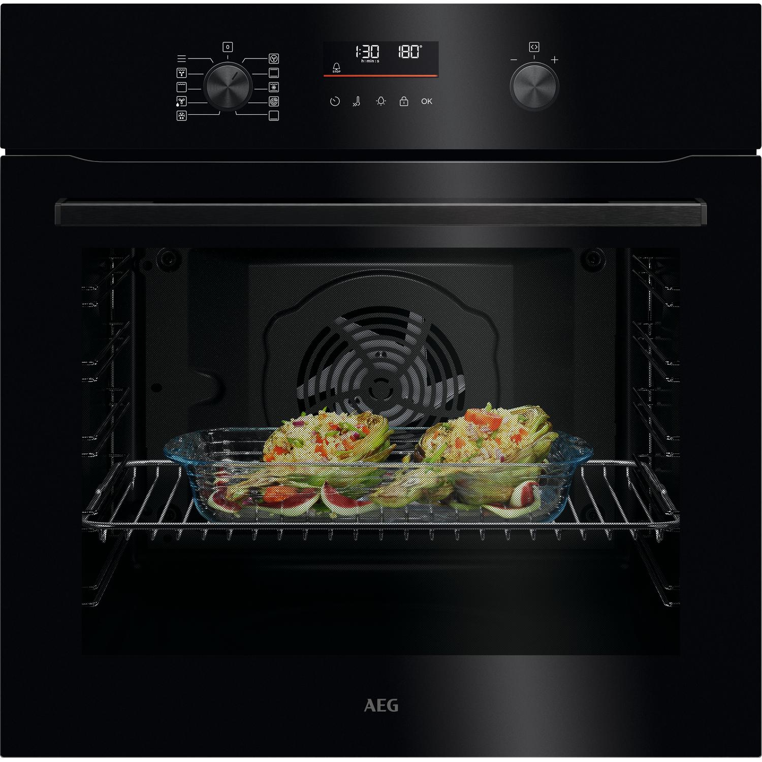 AEG OU5PB40XK 59.6cm Built In Electric Single Oven - Black thumbnail image