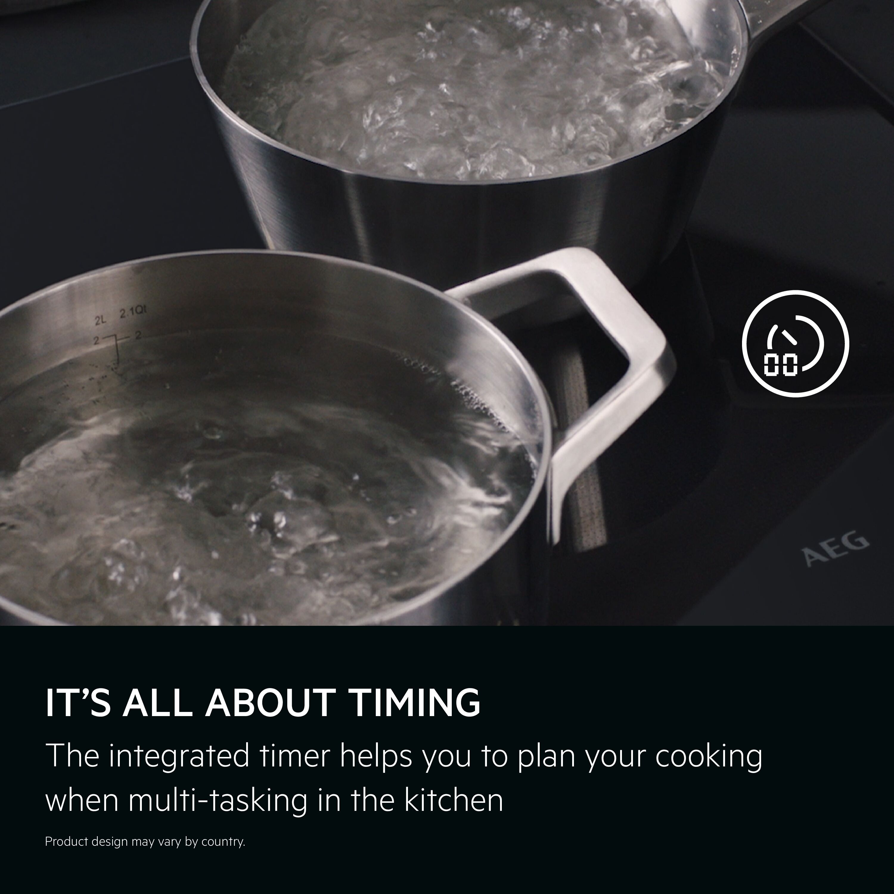 AEG SO84IA00FB 78cm Induction Hob - Black thumbnail image