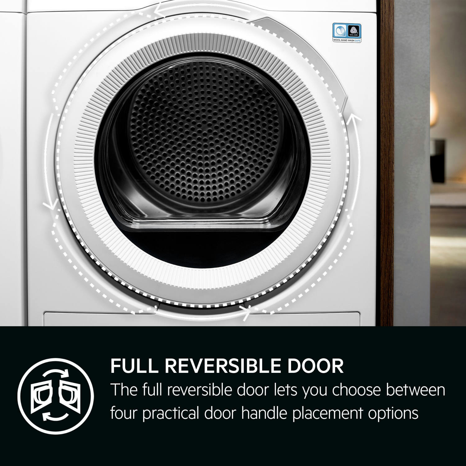 AEG TR718L2B 8kg Heat Pump Tumble Dryer - White thumbnail image