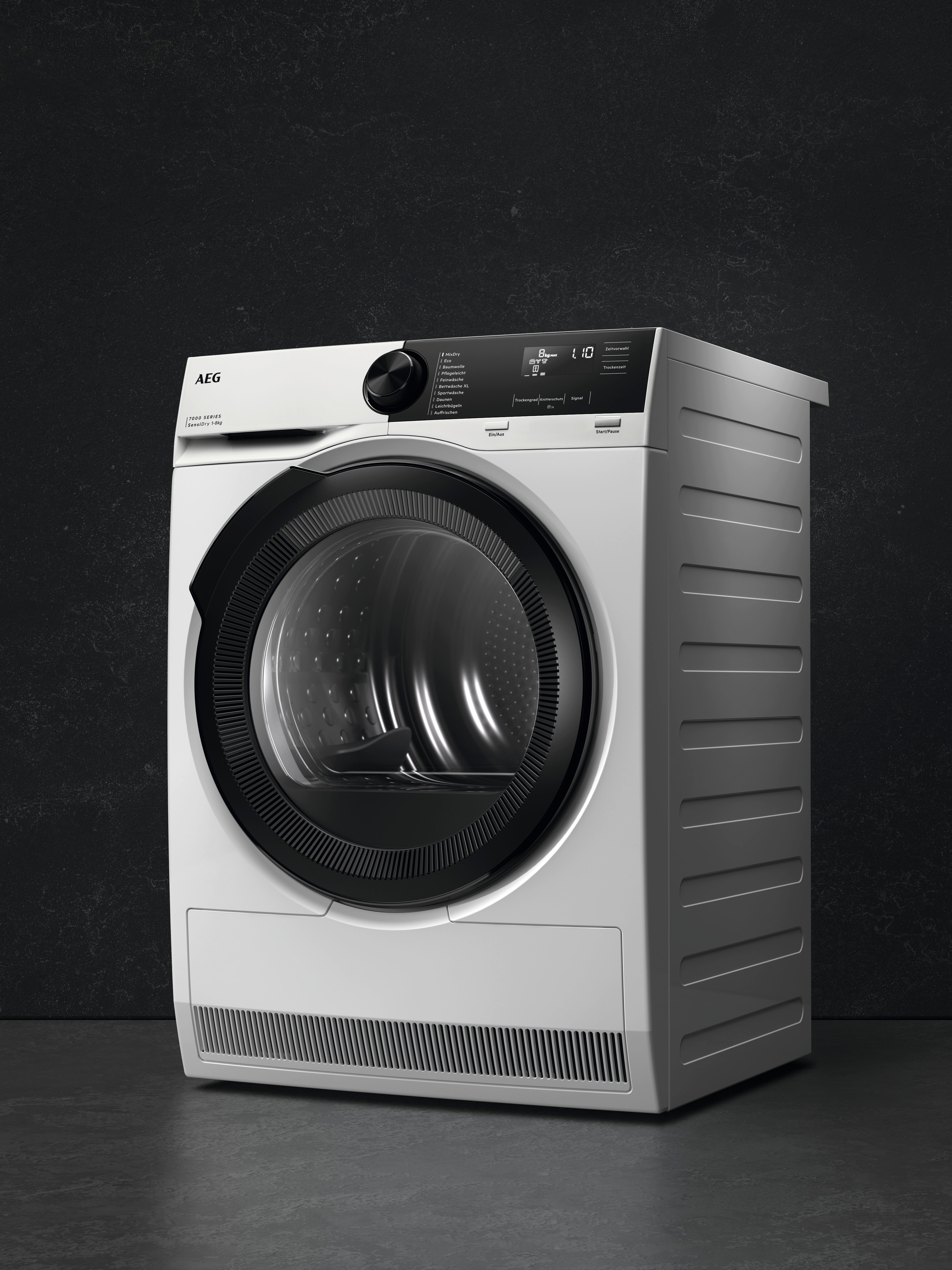 AEG TR729A4B 9kg Heat Pump Tumble Dryer - White thumbnail image