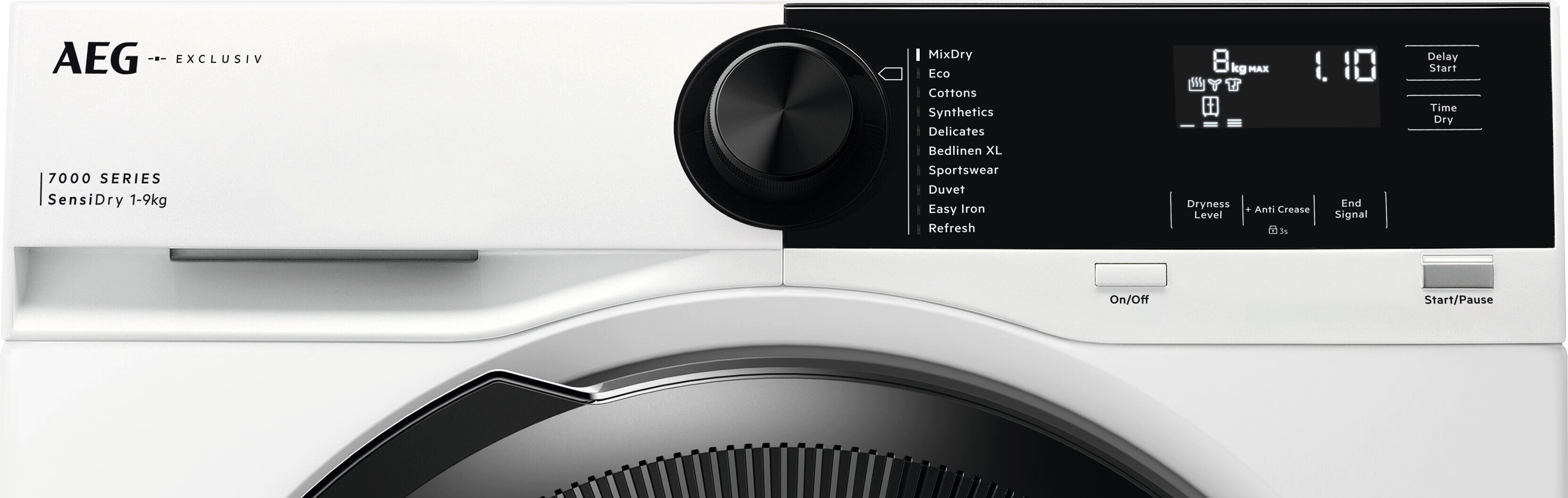 AEG TR729A4B 9kg Heat Pump Tumble Dryer - White thumbnail image