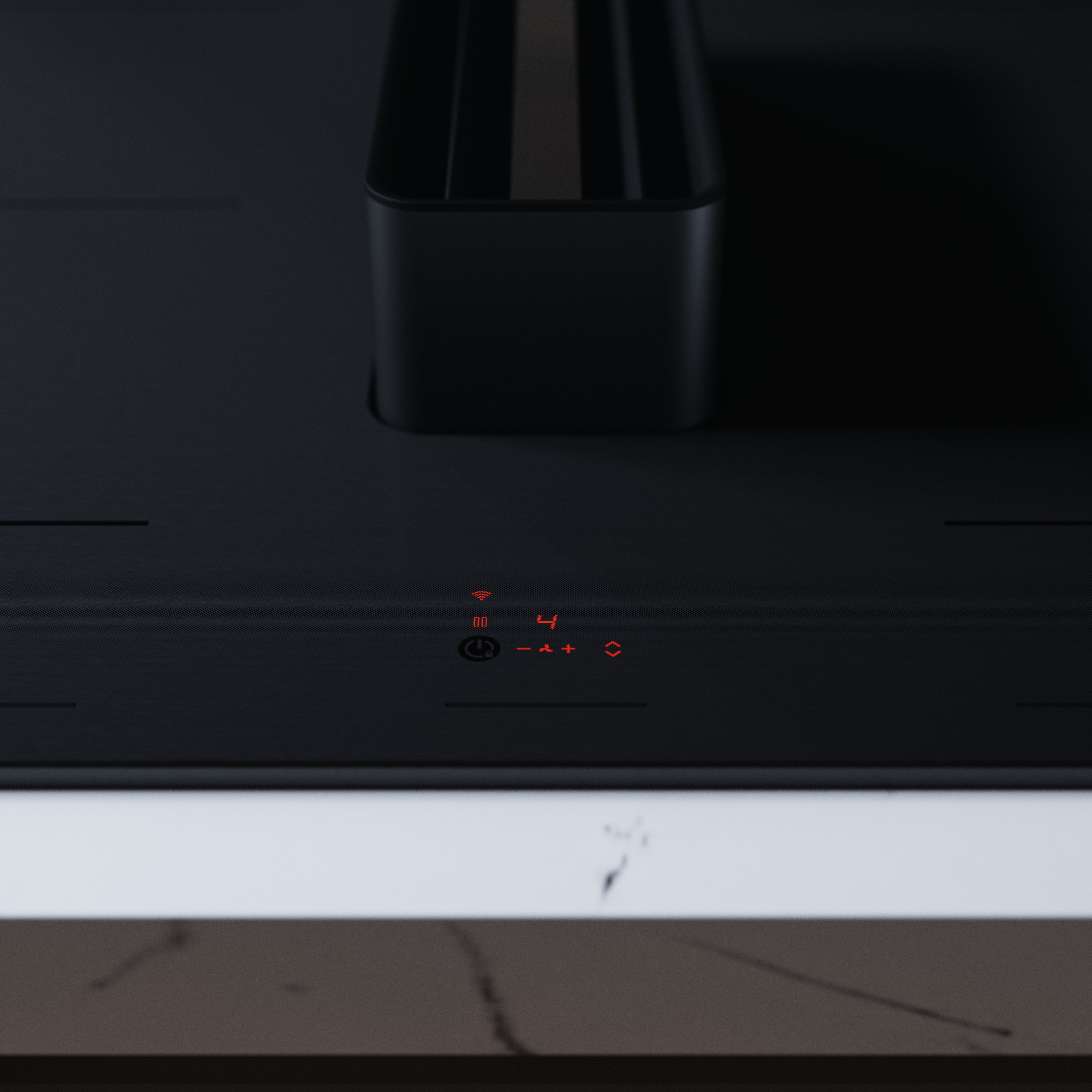 Asko HIHD854MM 90cm 4 Zone Hood-in hob, Celsius Induction - Black thumbnail image