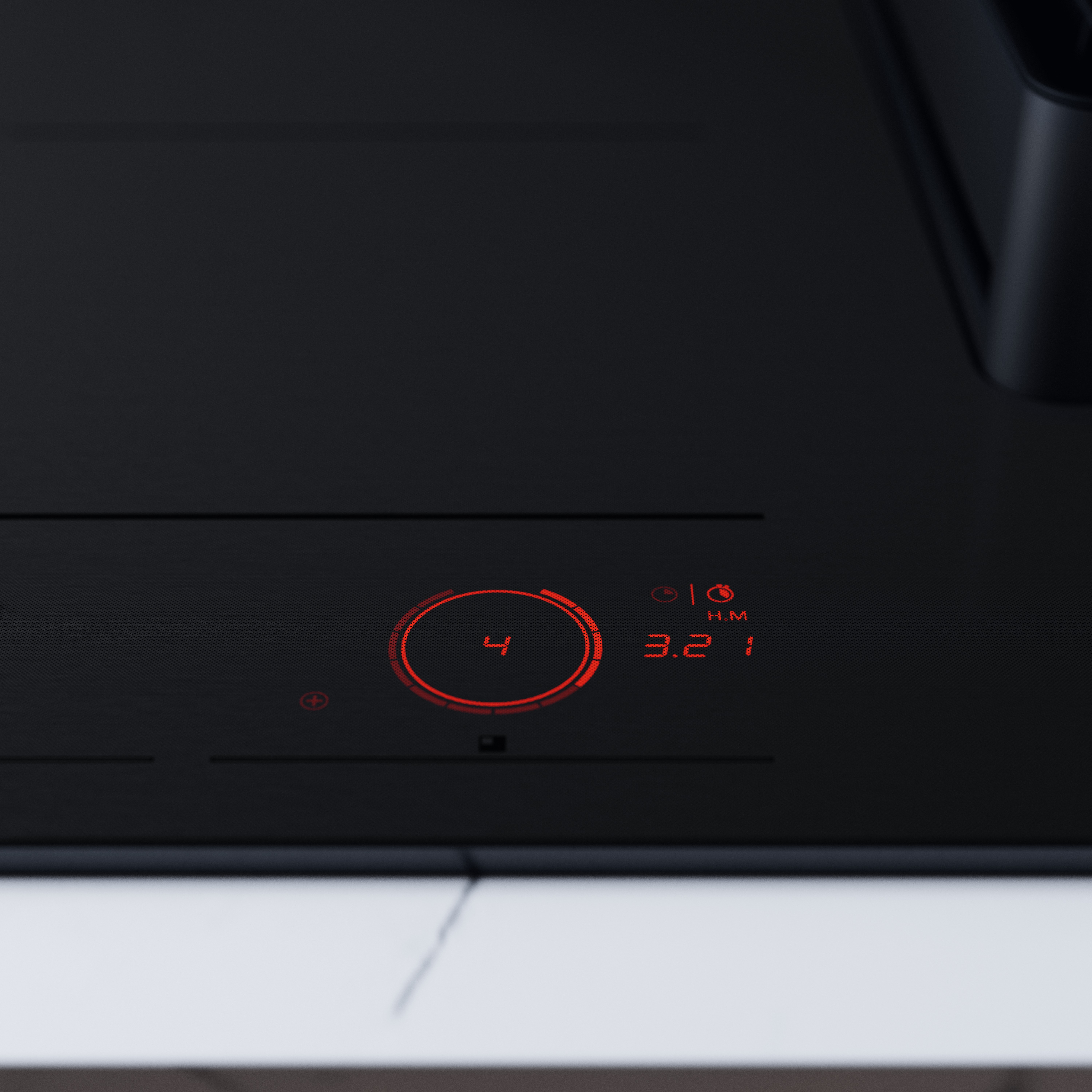 Asko HIHD854MM 90cm 4 Zone Hood-in hob, Celsius Induction - Black thumbnail image