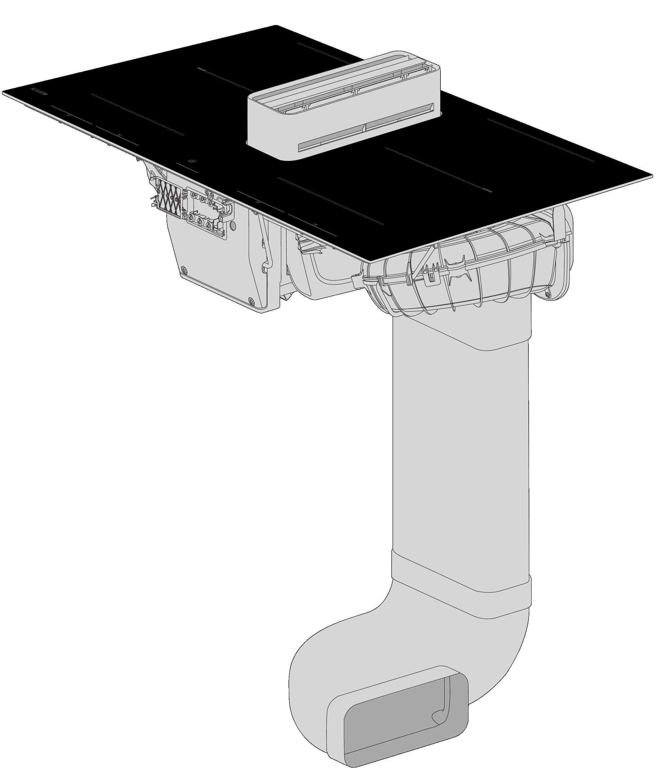 Asko HIHD854MM 90cm 4 Zone Hood-in hob, Celsius Induction - Black thumbnail image