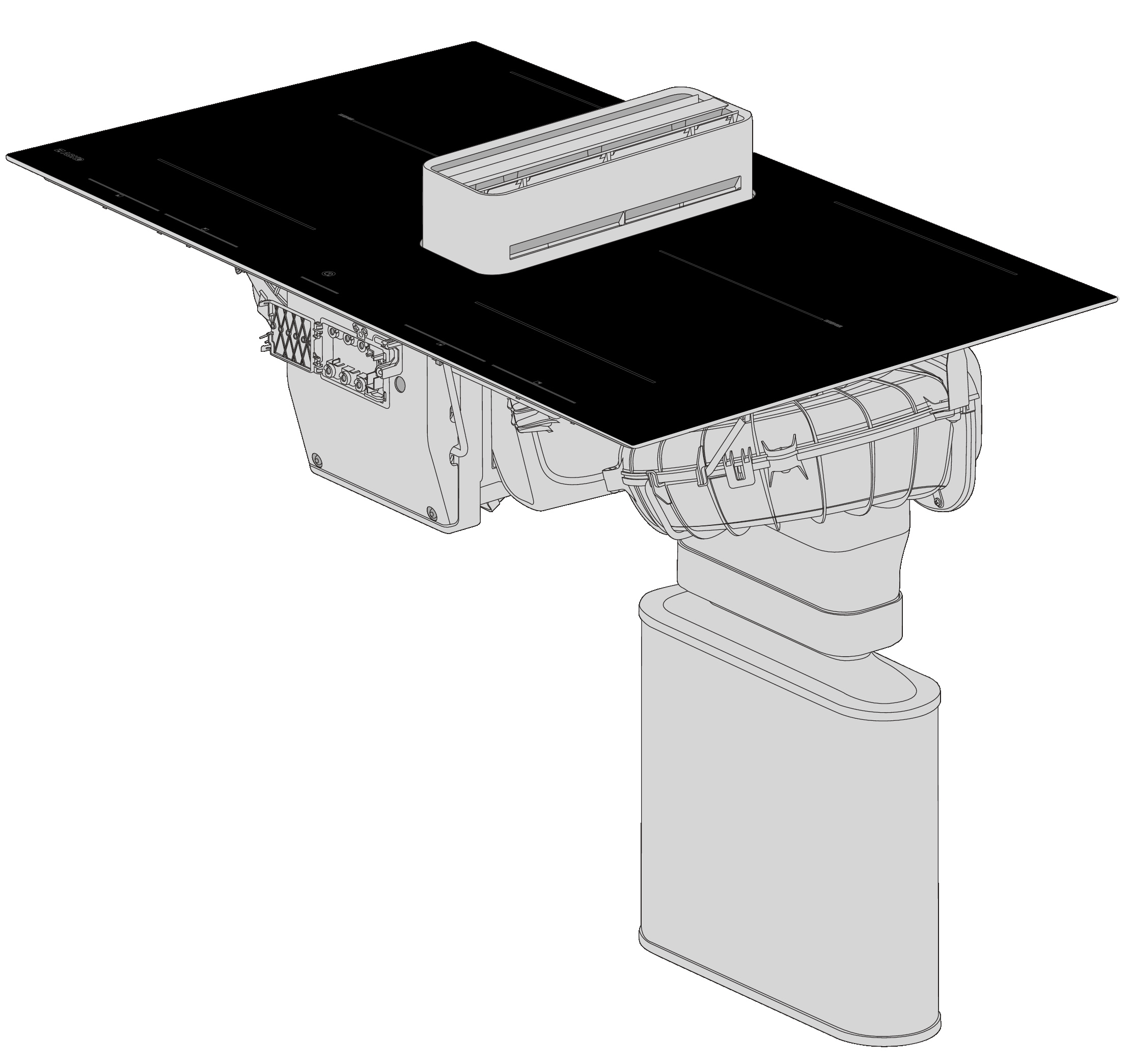 Asko HIHD854MM 90cm 4 Zone Hood-in hob, Celsius Induction - Black thumbnail image