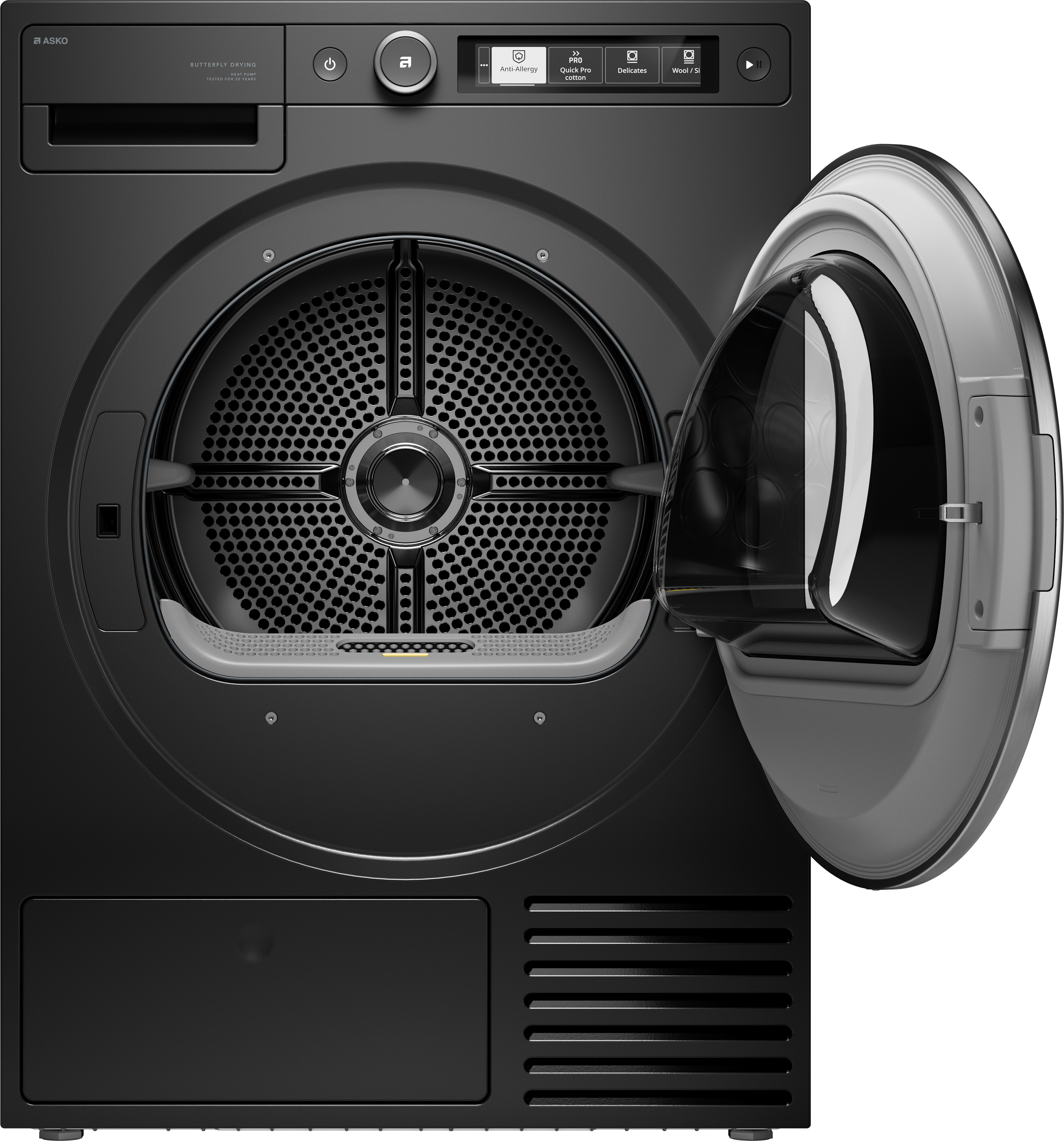 ASKO T509HRG.UK 9kg Heatpump Tumble Dryer - Graphite Black thumbnail image