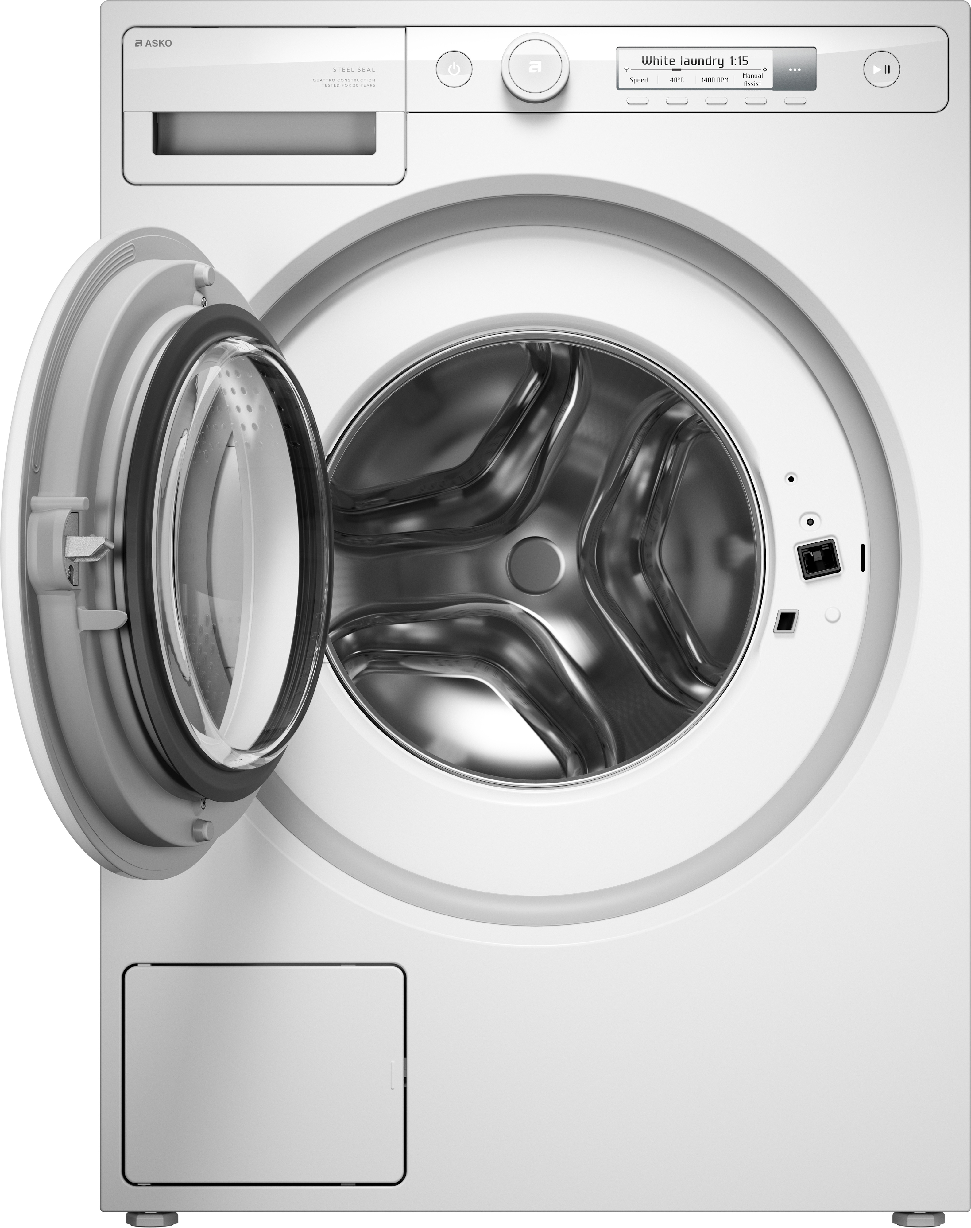 Asko W1094W.UK 9kg 1400 Spin Washing Machine - White thumbnail image