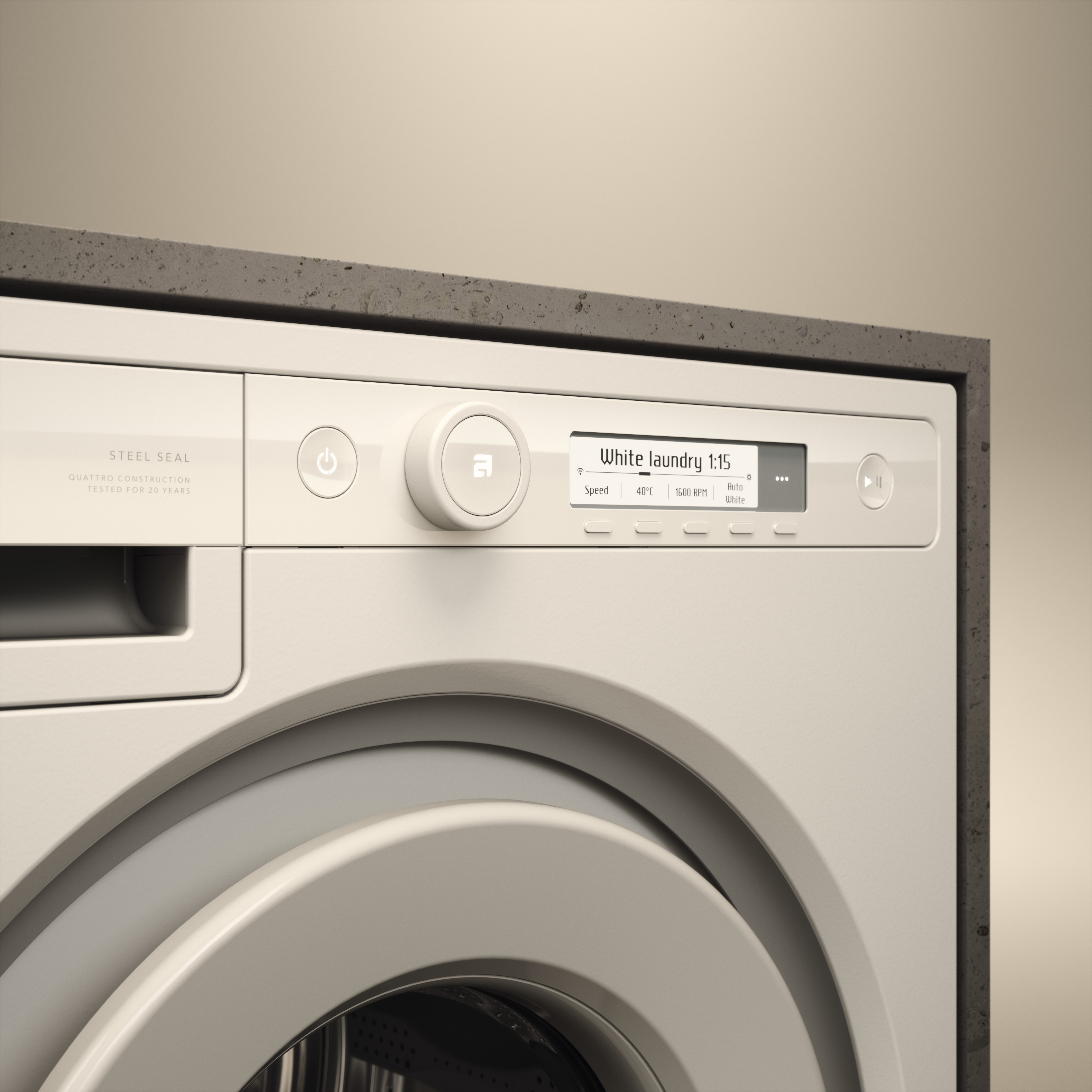 Asko W1094W.UK 9kg 1400 Spin Washing Machine - White thumbnail image