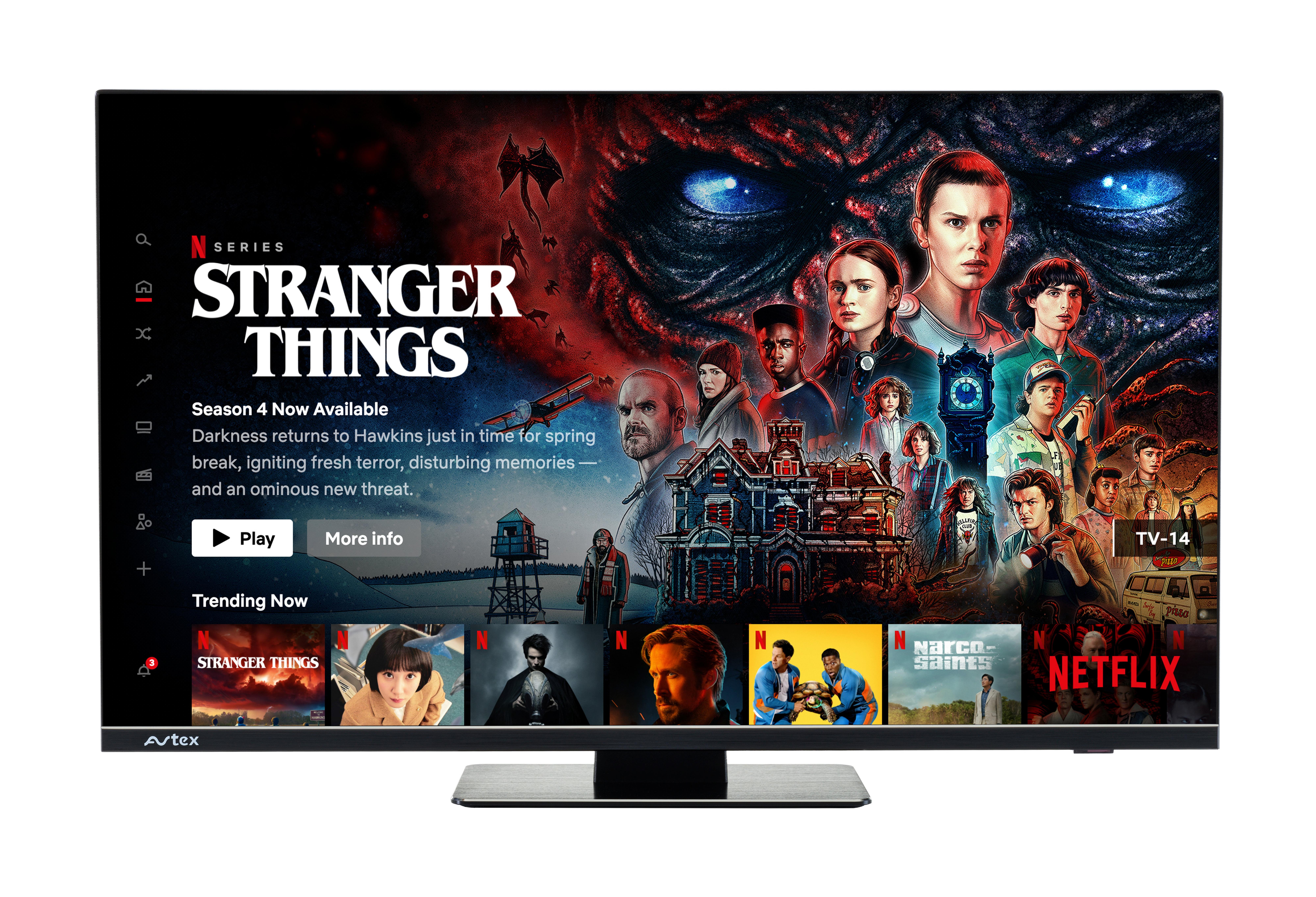 Avtex V249DS 23.8" 12/24 /240 volt Full HD LED TV with integrated DVD player thumbnail image