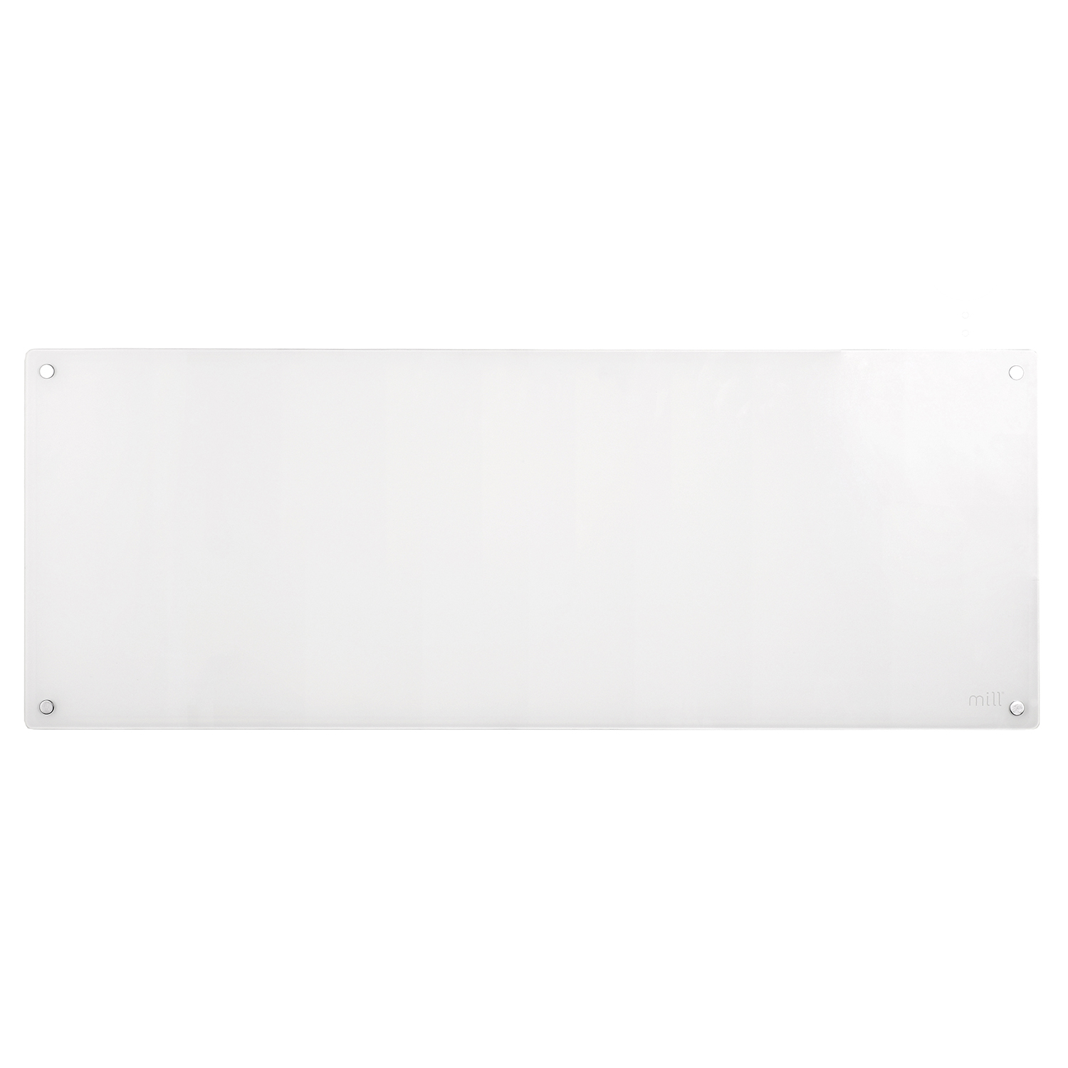 Mill Heating - 1200w Glass Front Panel Heater WiFi - White/Glass thumbnail image