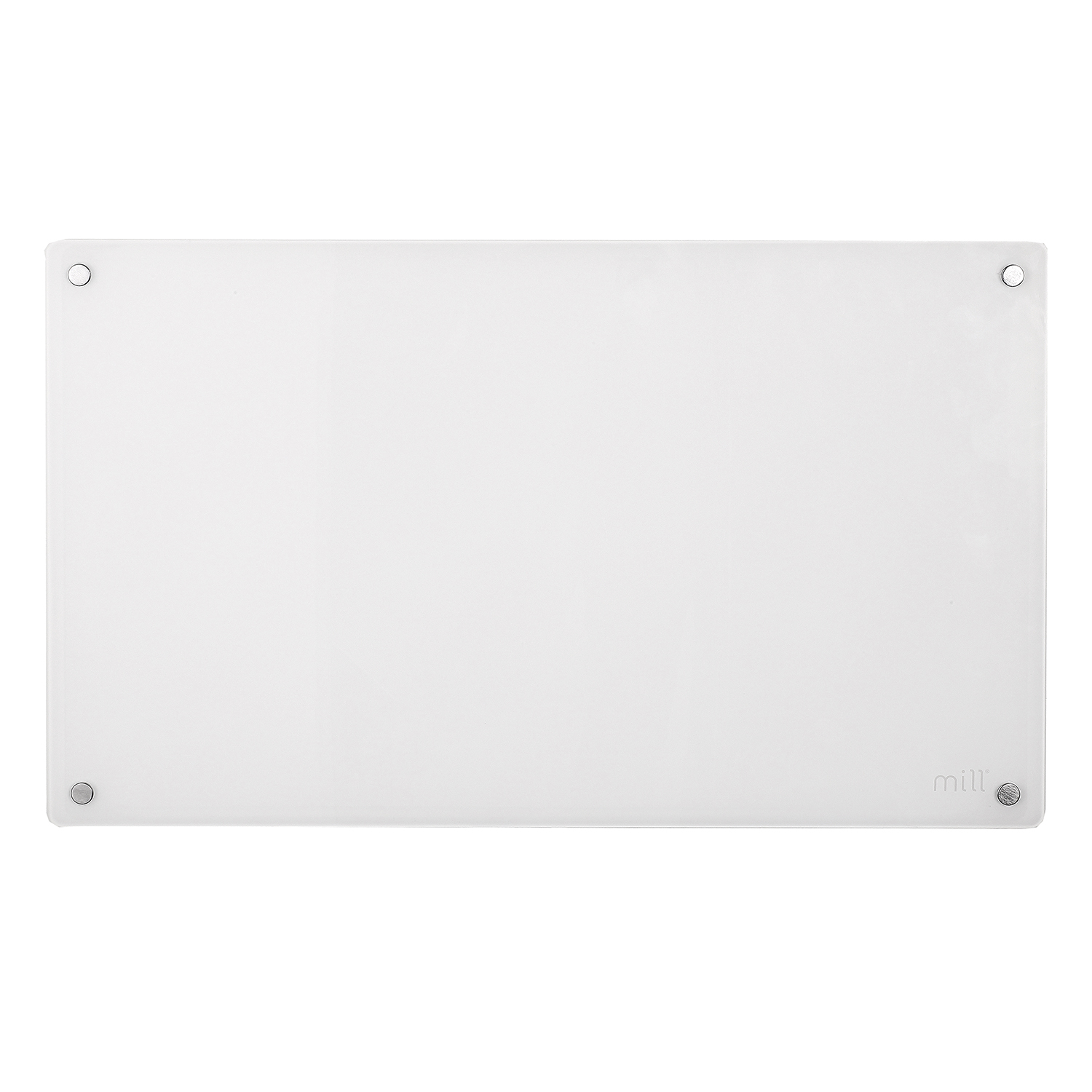 Mill Heating - 600w Glass Front Panel Heater WiFi - White/Glass thumbnail image