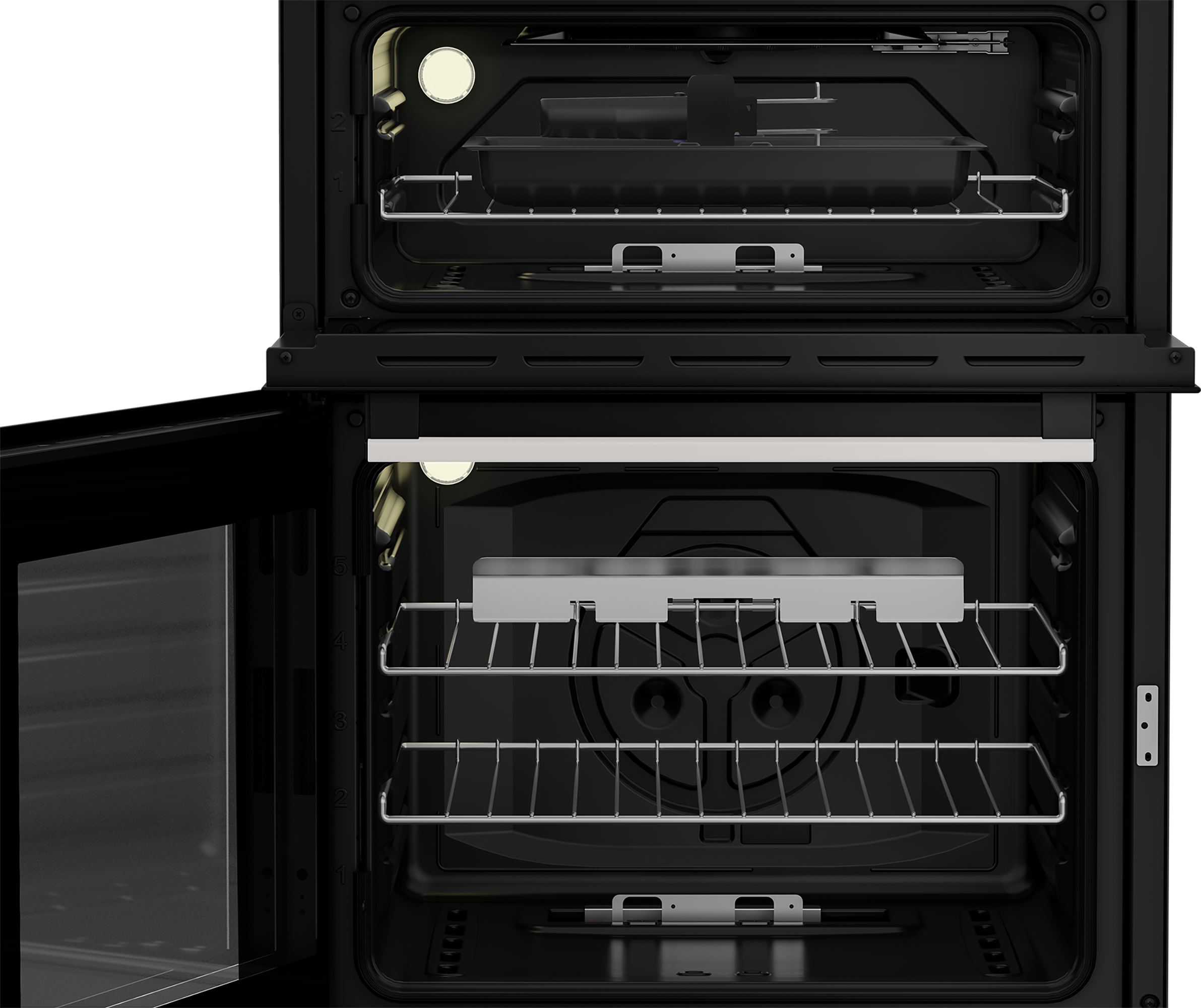 Blomberg GGRN655W 60cm Double Oven Gas Cooker with Gas Hob - White thumbnail image