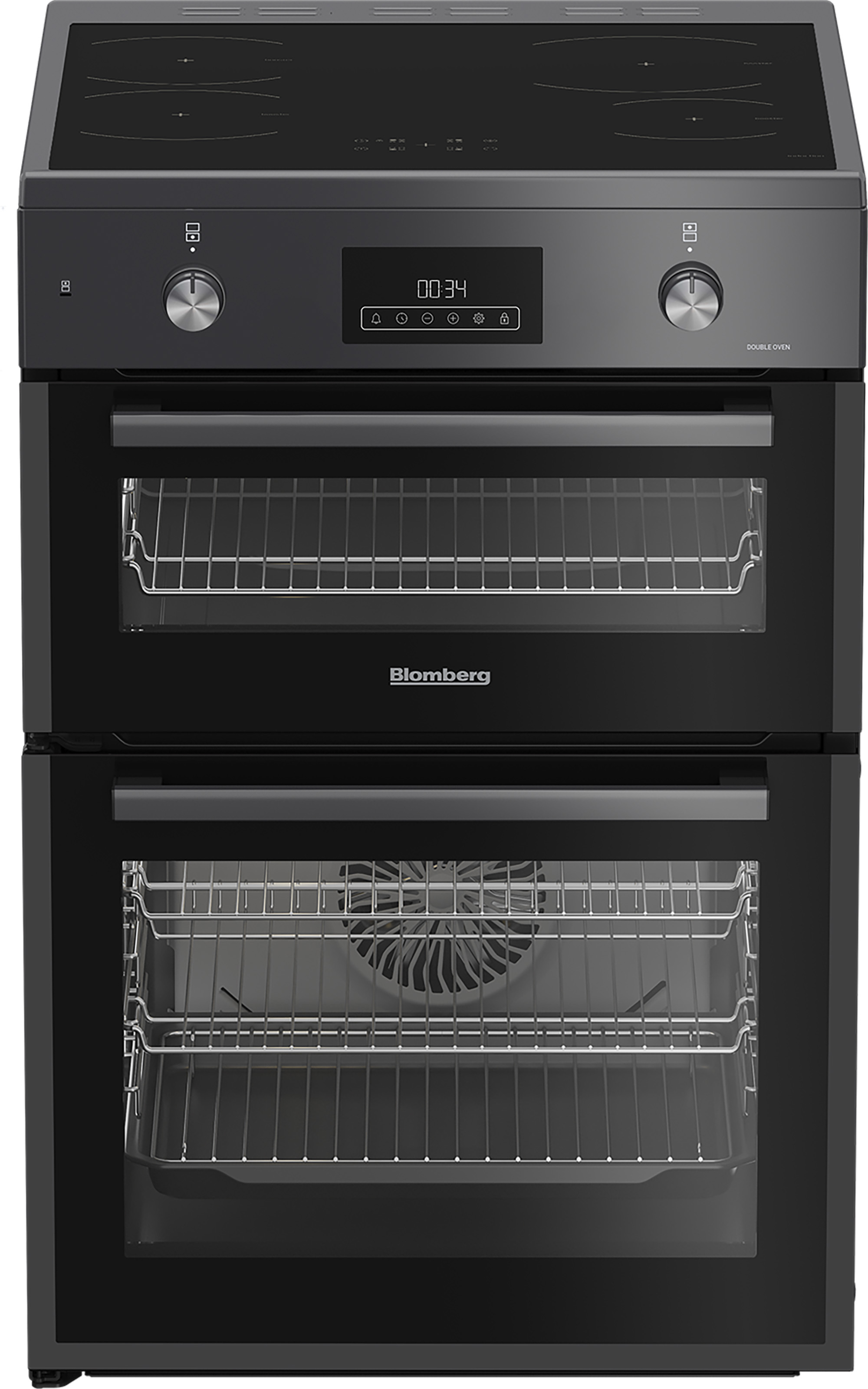 Blomberg HIRN651N 60cm Double Oven Electric Cooker with Induction Hob  thumbnail image