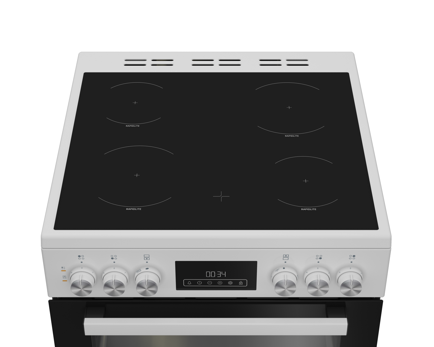 Blomberg HKRN651W 60cm Double Oven Electric Cooker with Vitroceramic Hob thumbnail image