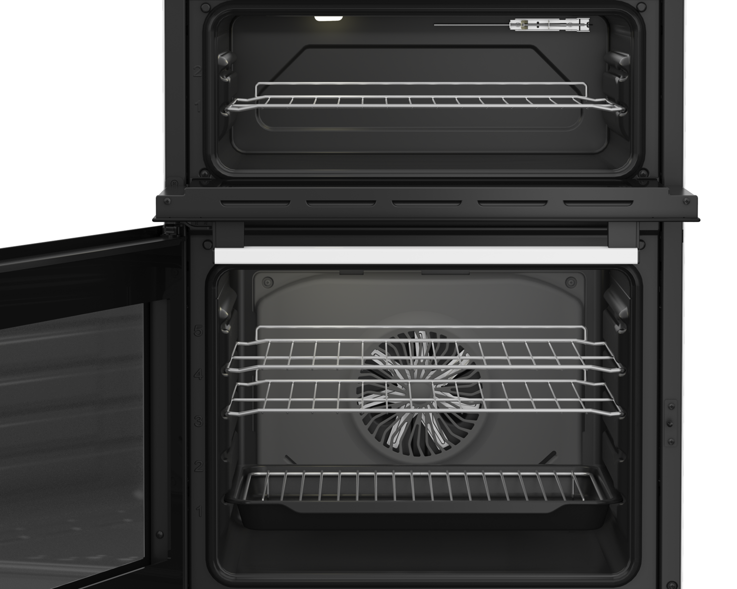 Blomberg HKRN651W 60cm Double Oven Electric Cooker with Vitroceramic Hob thumbnail image