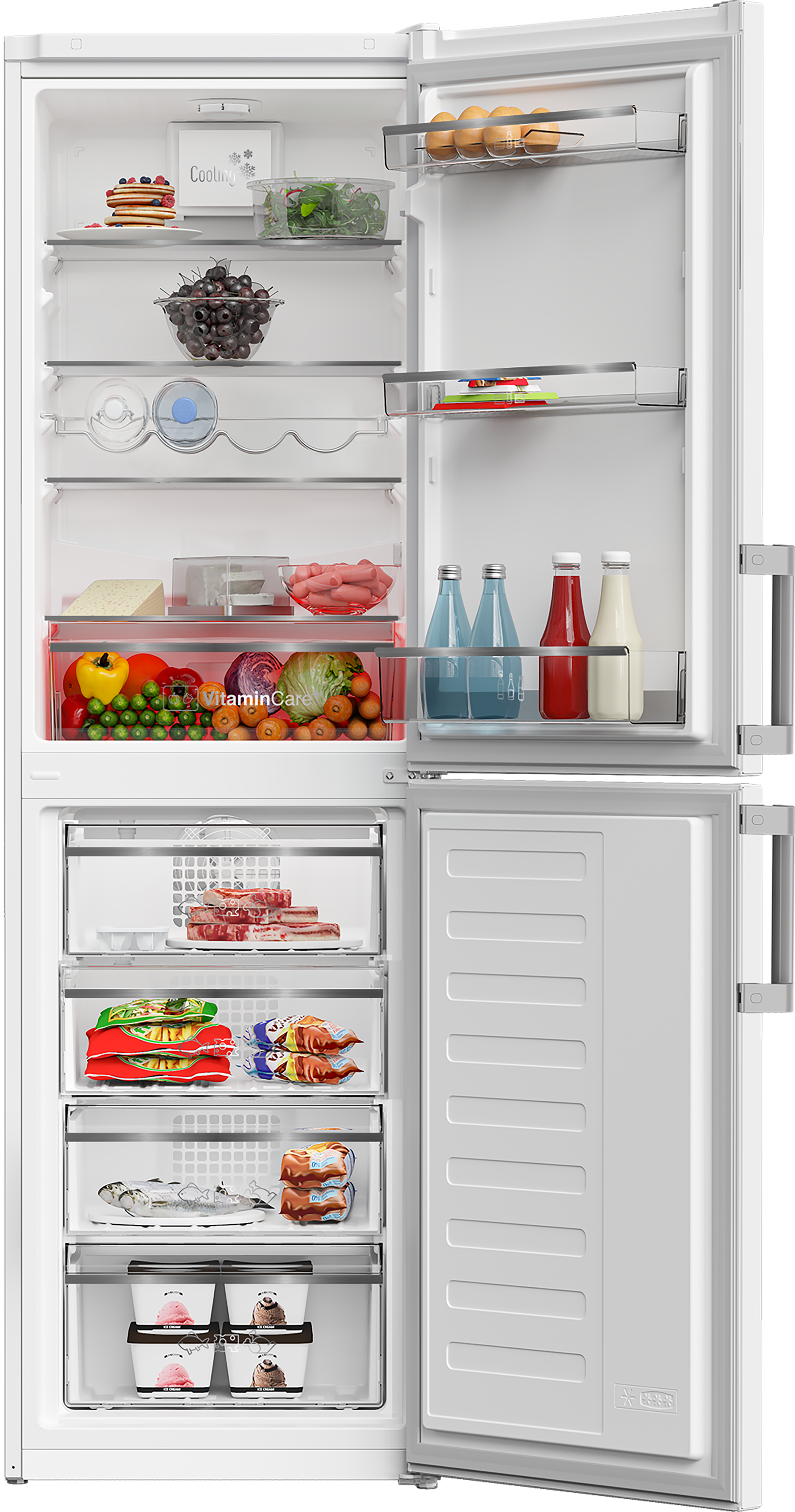Blomberg KGM4574V VitaminCare+ 50/50 Frost Free Fridge Freezer thumbnail image
