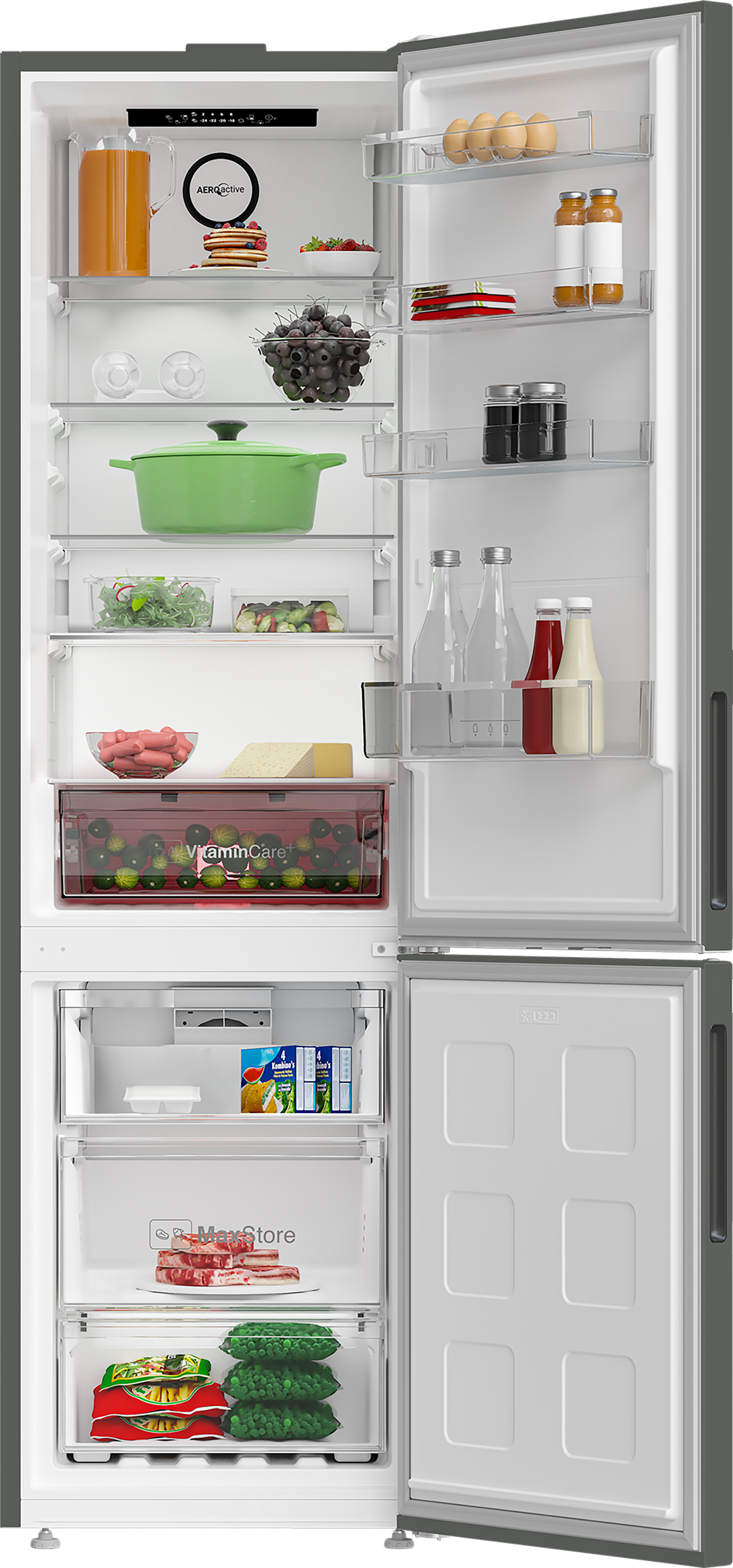 Blomberg KND24075VG 59.5cm 70/30 Frost Free Fridge Freezer - Graphite thumbnail image