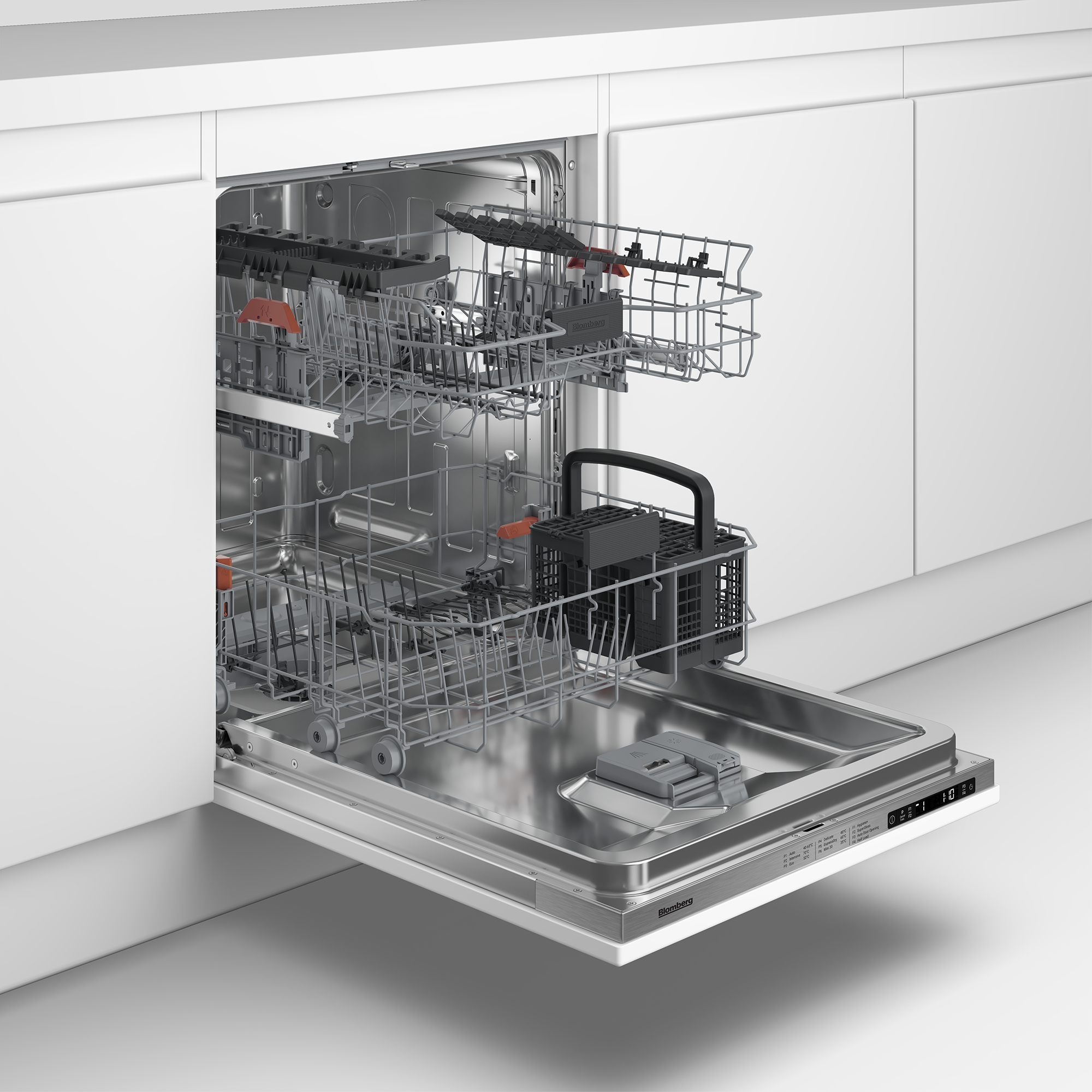 Blomberg LDV42420 Integrated Full Size Dishwasher with SuperGloss - Fixed Hinge - 14 Place Settings thumbnail image