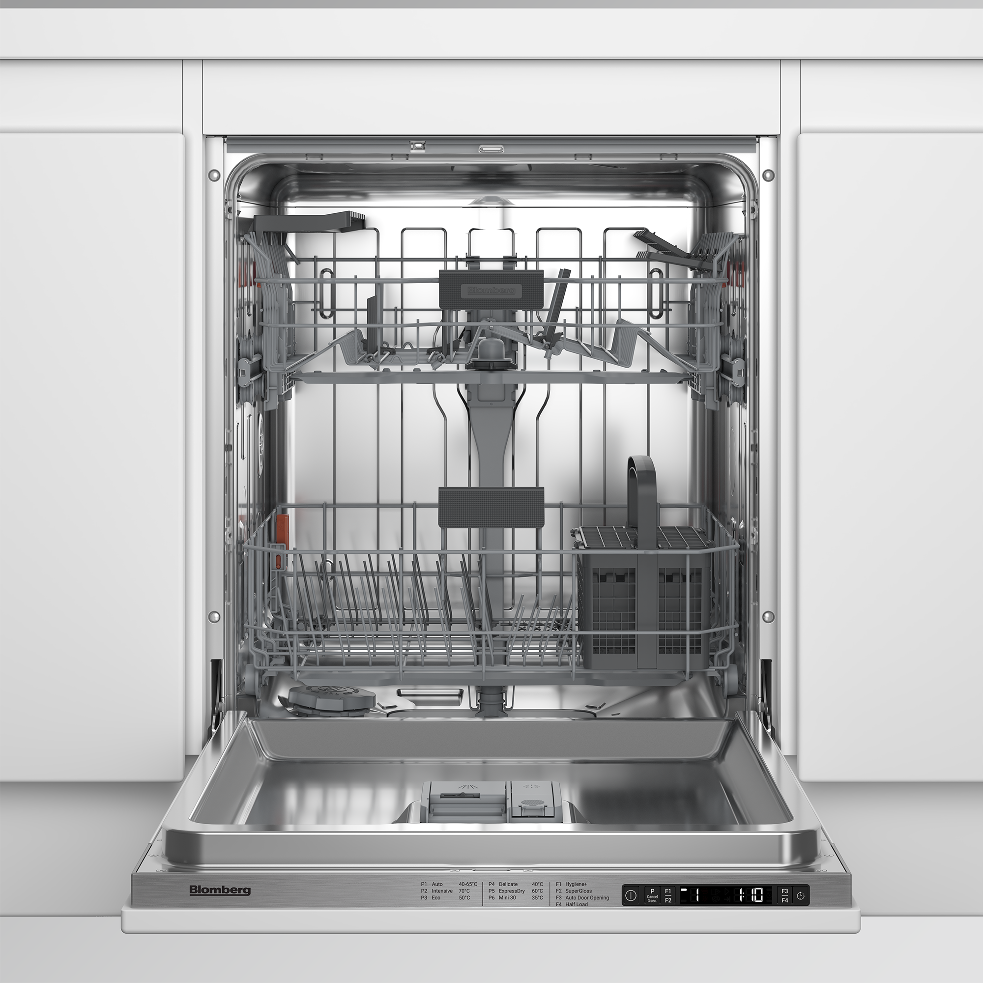 Blomberg LDV42420 Integrated Full Size Dishwasher with SuperGloss - Fixed Hinge - 14 Place Settings thumbnail image