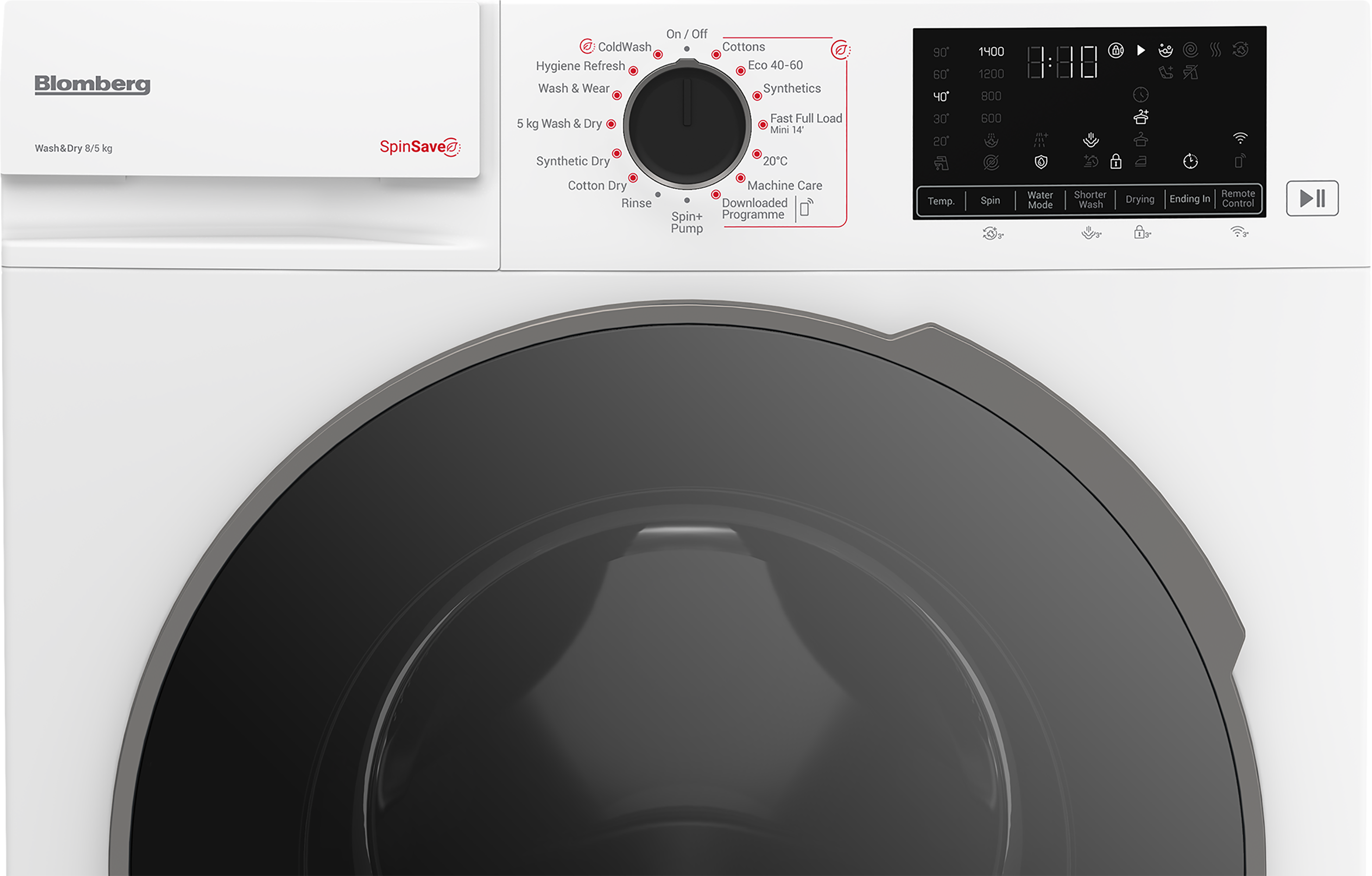 Blomberg LRF854311W 8kg/5kg 1400 Spin Washer Dryer thumbnail image