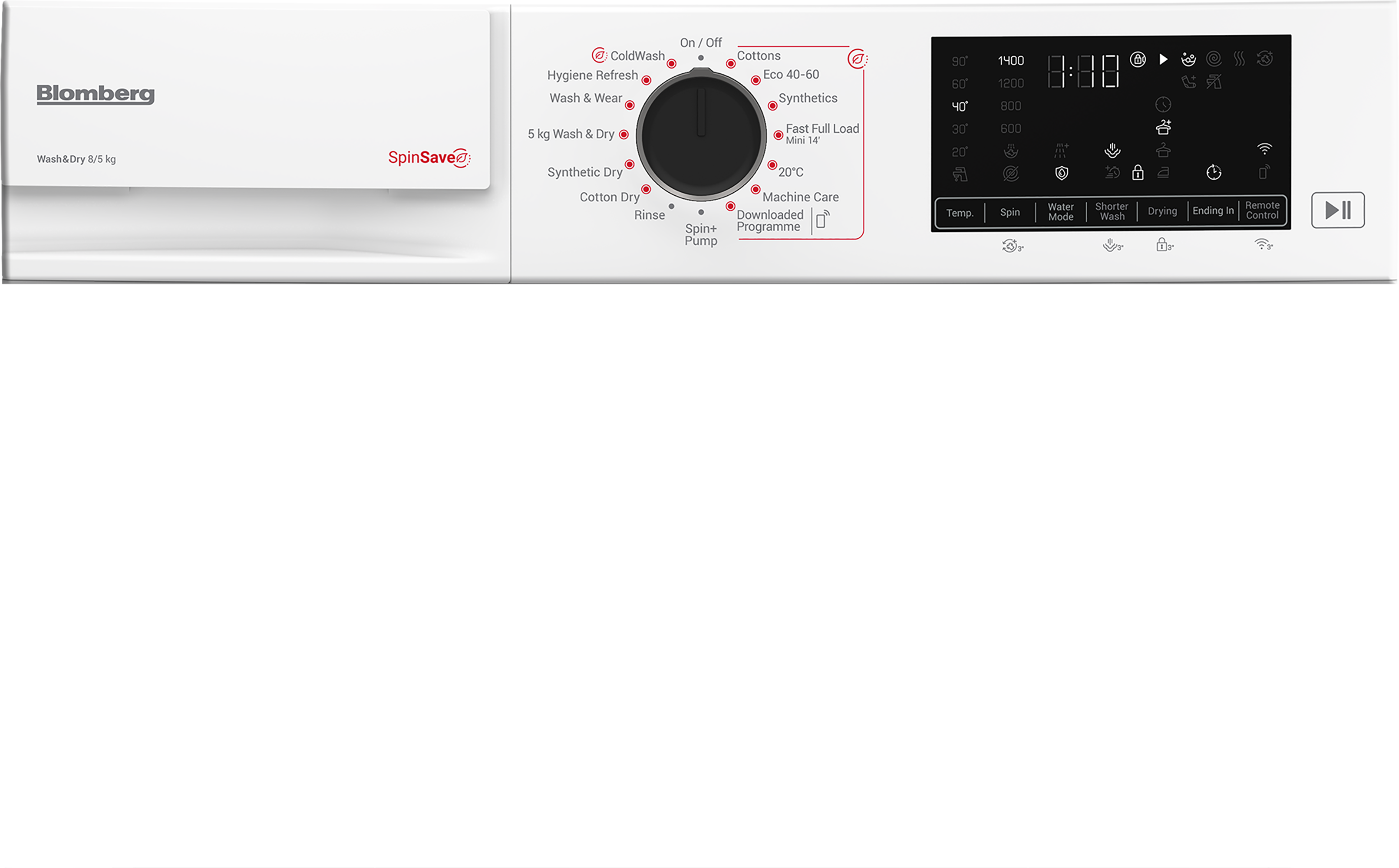 Blomberg LRF854311W 8kg/5kg 1400 Spin Washer Dryer thumbnail image