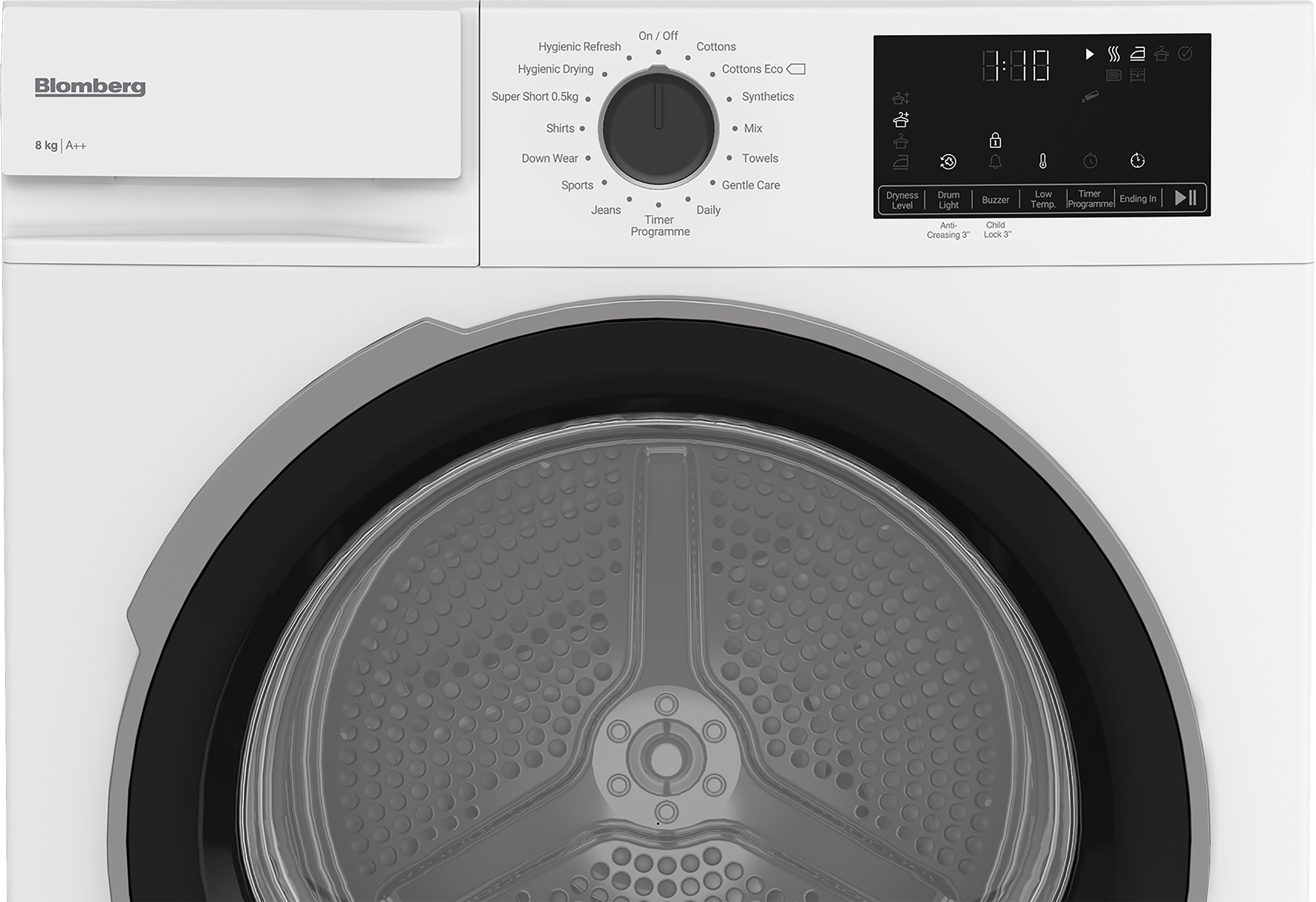 Blomberg LTA18320W 8kg Heat Pump Tumble Dryer - White thumbnail image