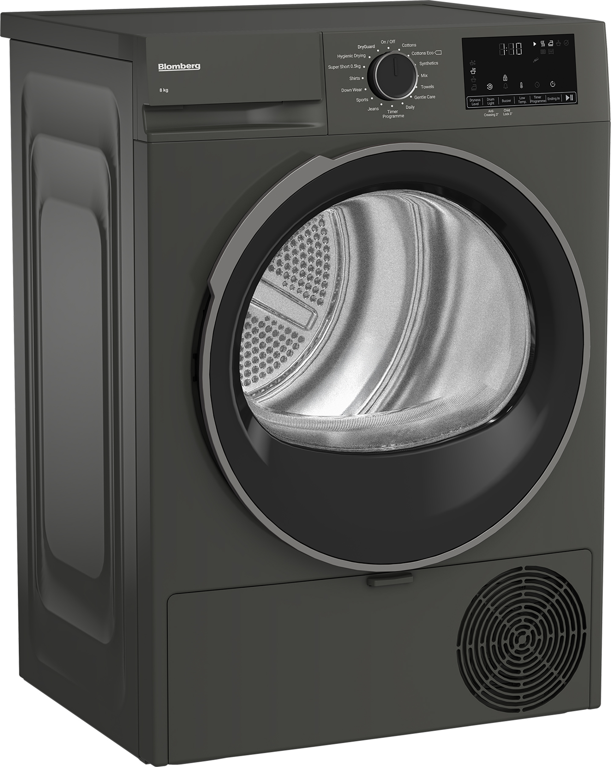 Blomberg LTA18321G 8kg Heat Pump Tumble Dryer - Graphite thumbnail image