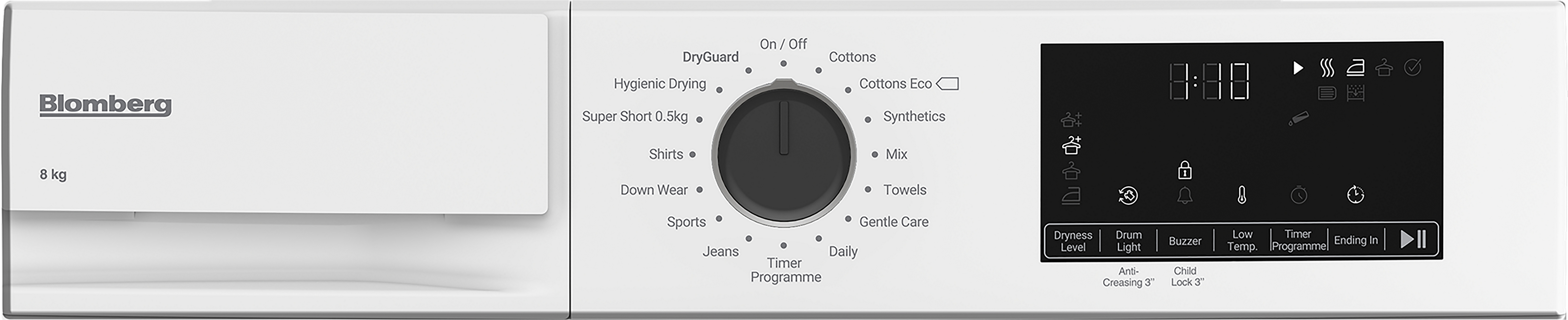 Blomberg LTA18321W 8kg Heat Pump Tumble Dryer thumbnail image
