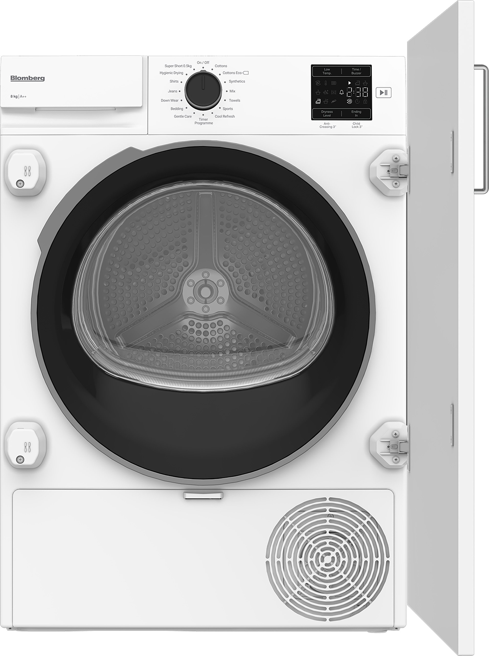 Blomberg LTDIP08310 8kg Integrated Heat Pump Tumble Dryer - White thumbnail image