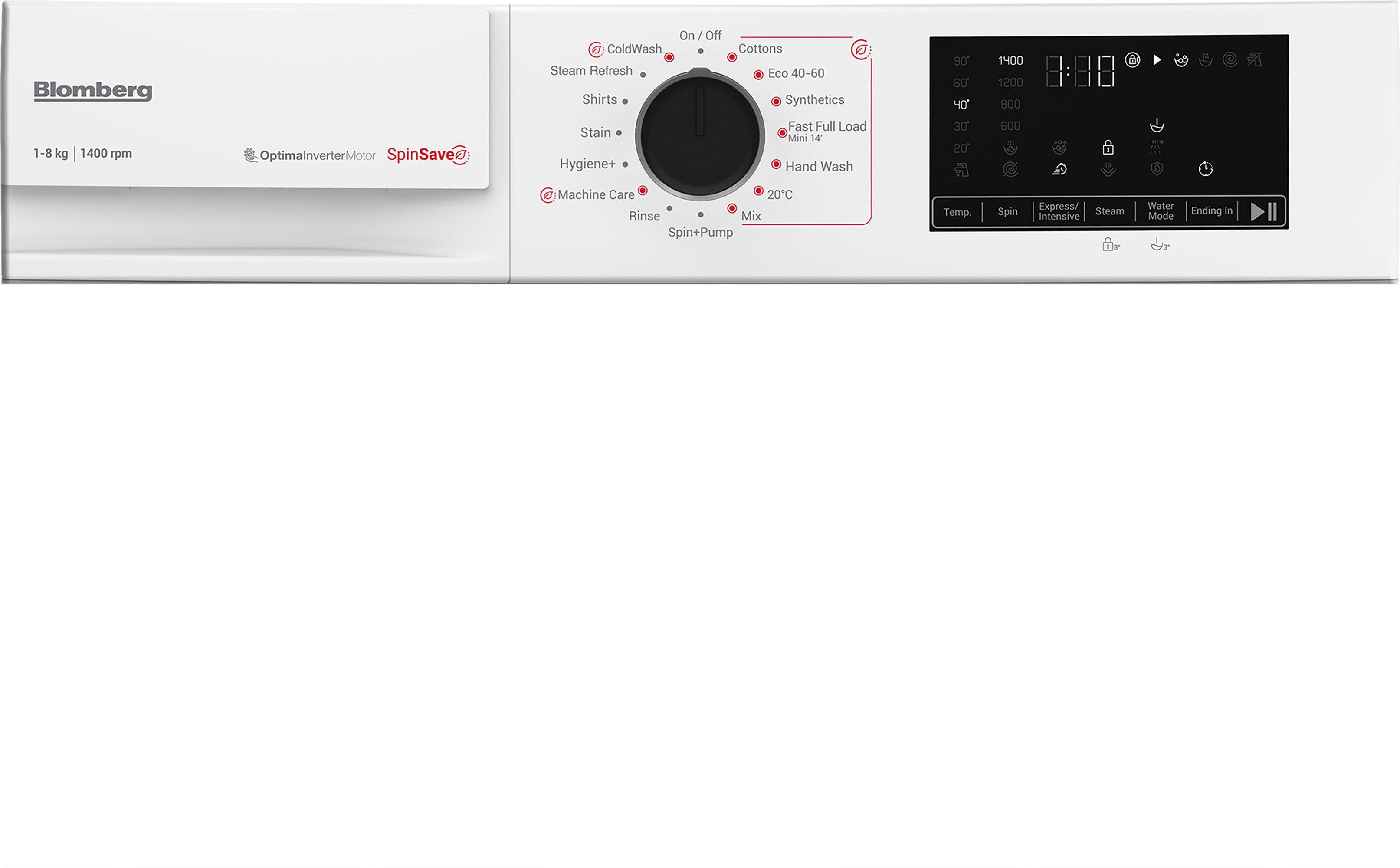 Blomberg LWA18461W 8kg 1400 Spin Washing Machine  thumbnail image