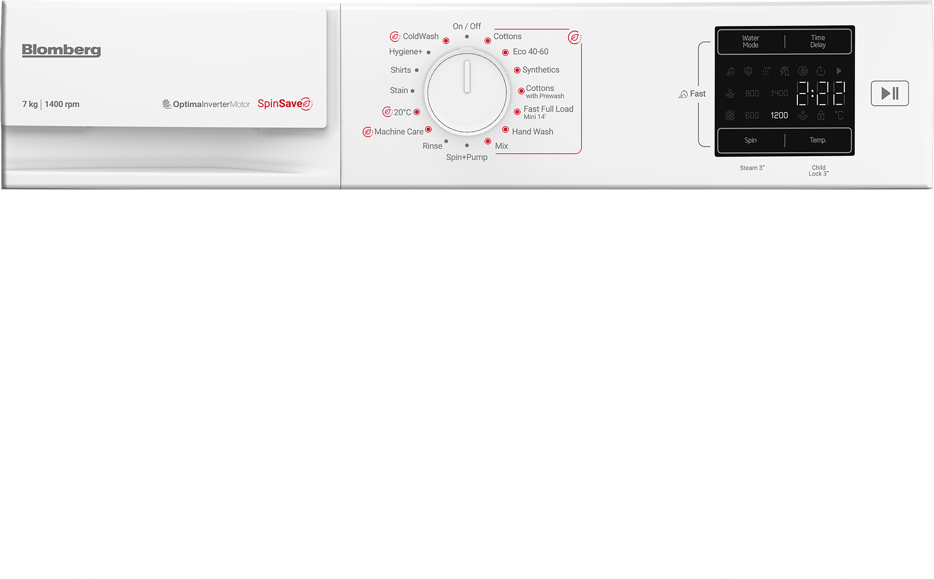 Blomberg LWA27461W 7kg 1400 Spin Washing Machine thumbnail image