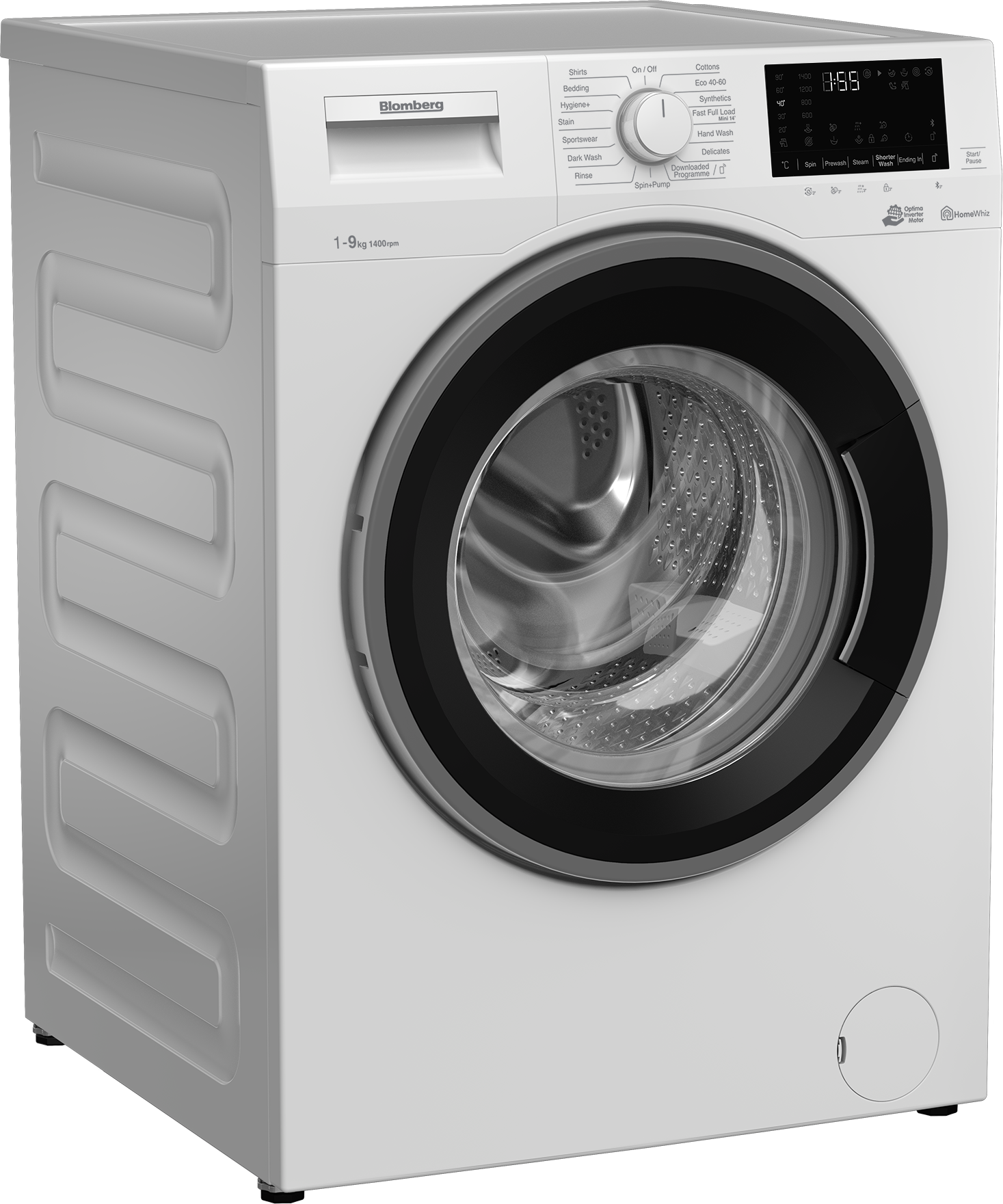 Blomberg LWF194410W 9kg 1400 Spin Washing Machine with Bluetooth Connection - White thumbnail image