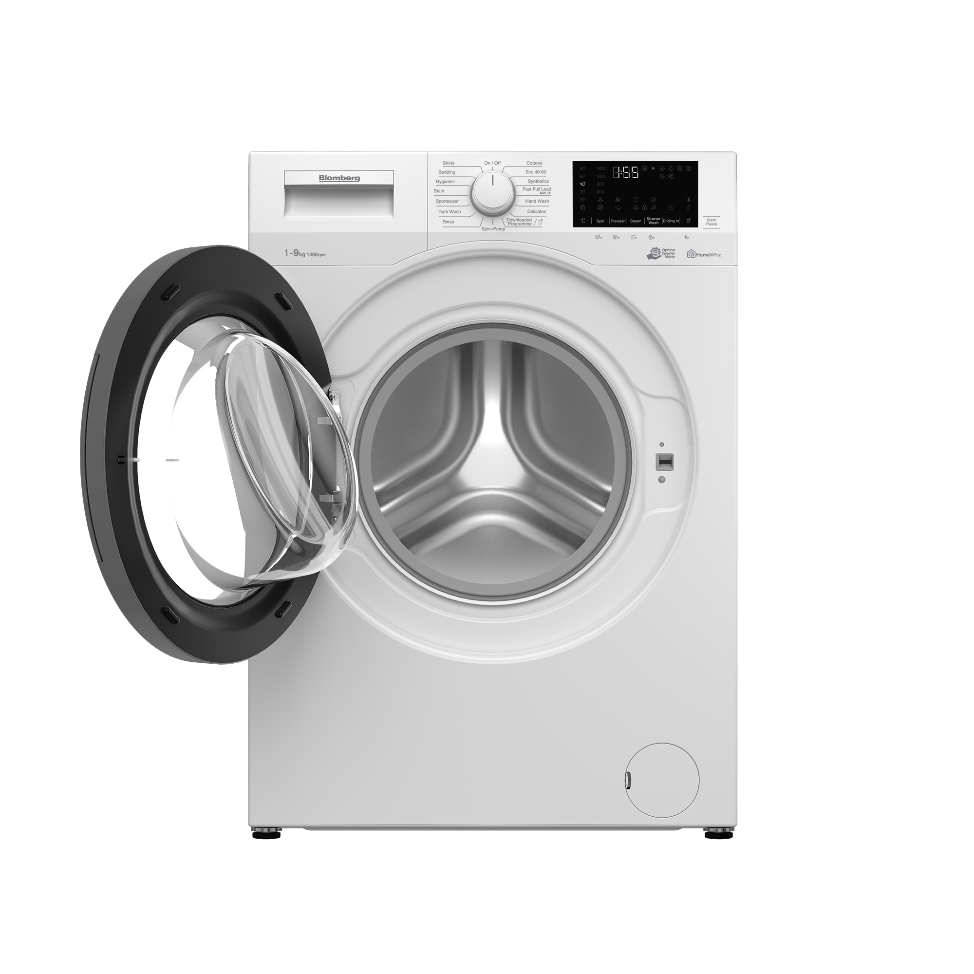 Blomberg LWF194410W 9kg 1400 Spin Washing Machine with Bluetooth Connection - White thumbnail image
