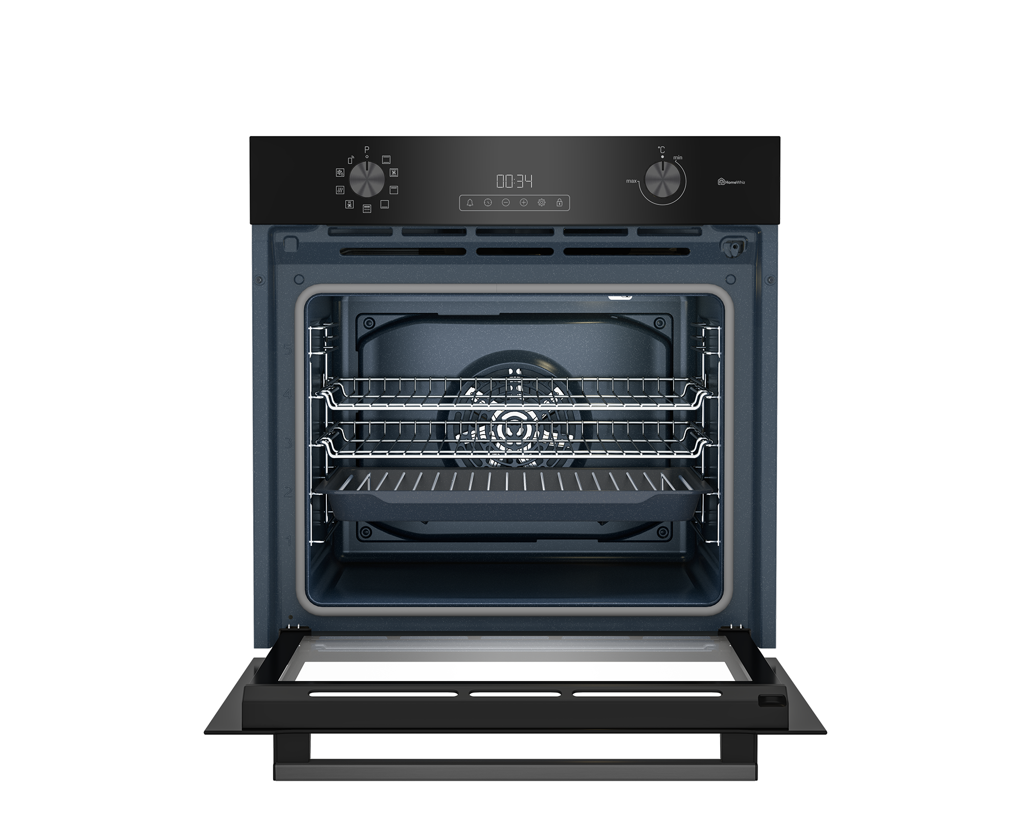 Blomberg ROEN8232WBP 72L Single Electric Oven - Black thumbnail image