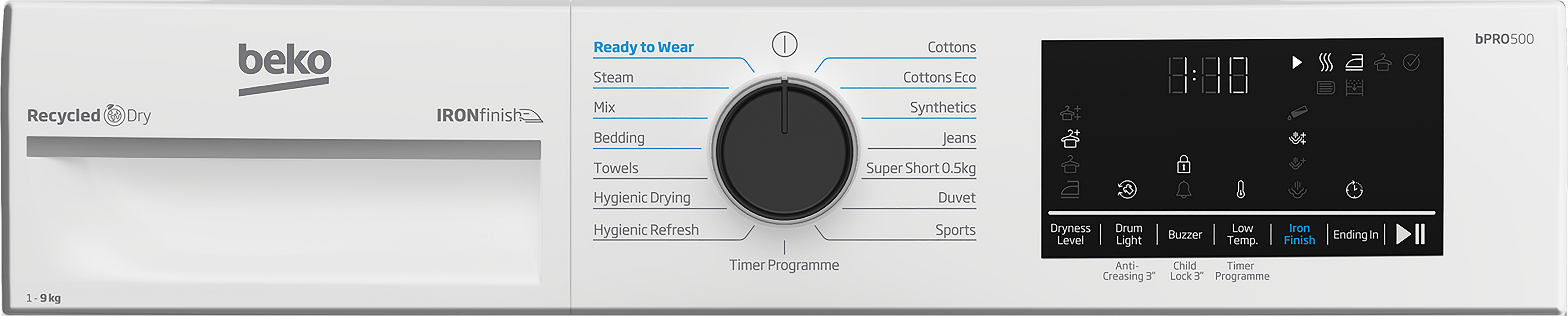 Beko B5T4923NIW 9kg Heat Pump Tumble Dryer thumbnail image