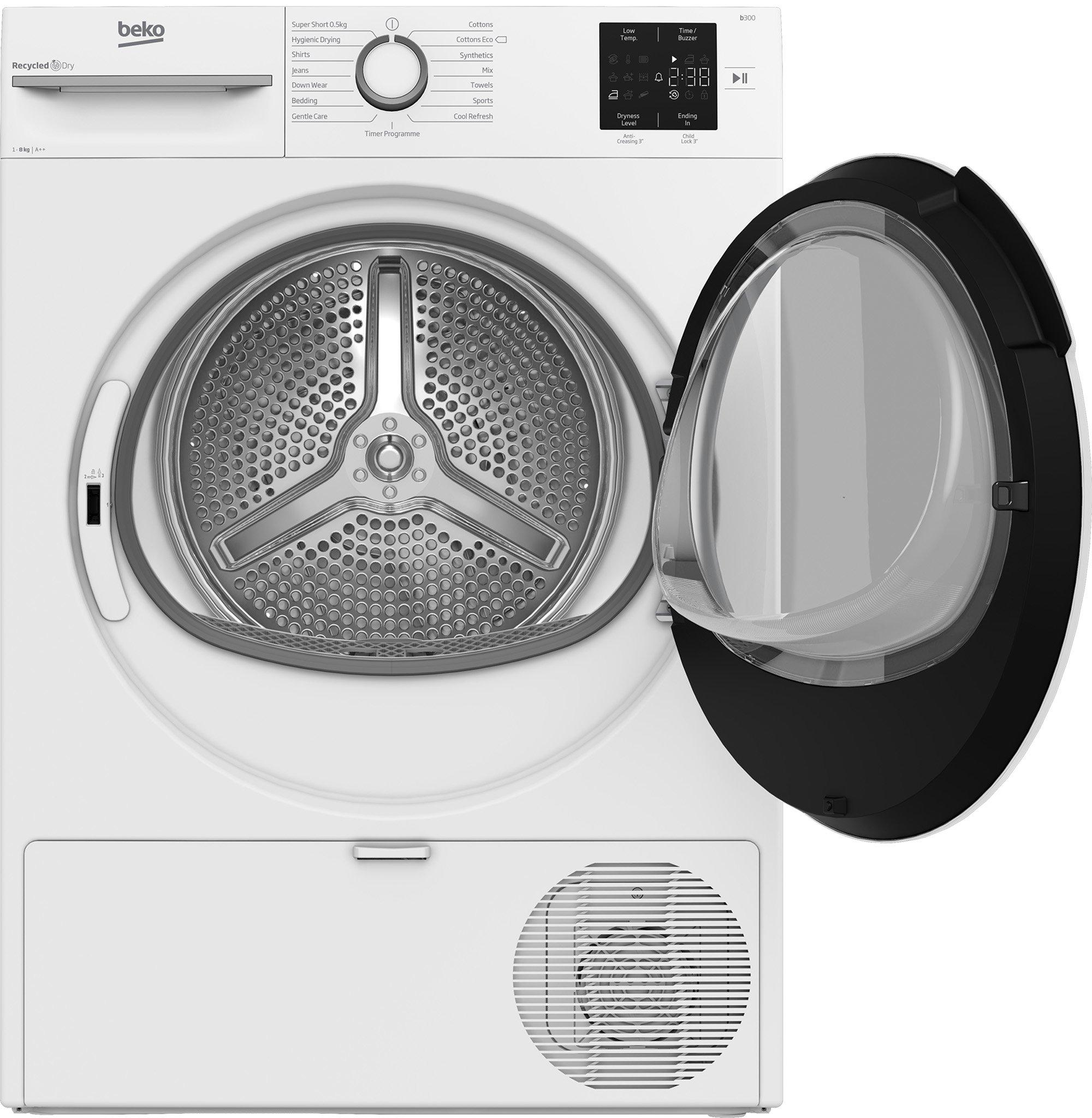 Beko BMN3T3823W 8kg Heat Pump Tumble Dryer thumbnail image