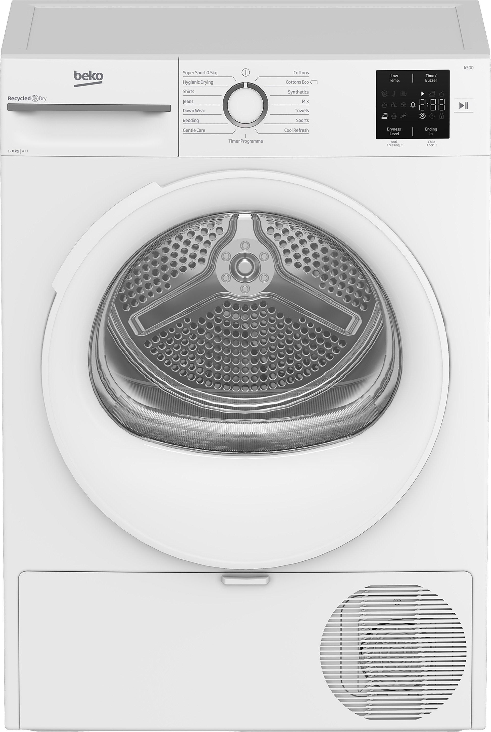 Beko BMN3T3823W 8kg Heat Pump Tumble Dryer thumbnail image
