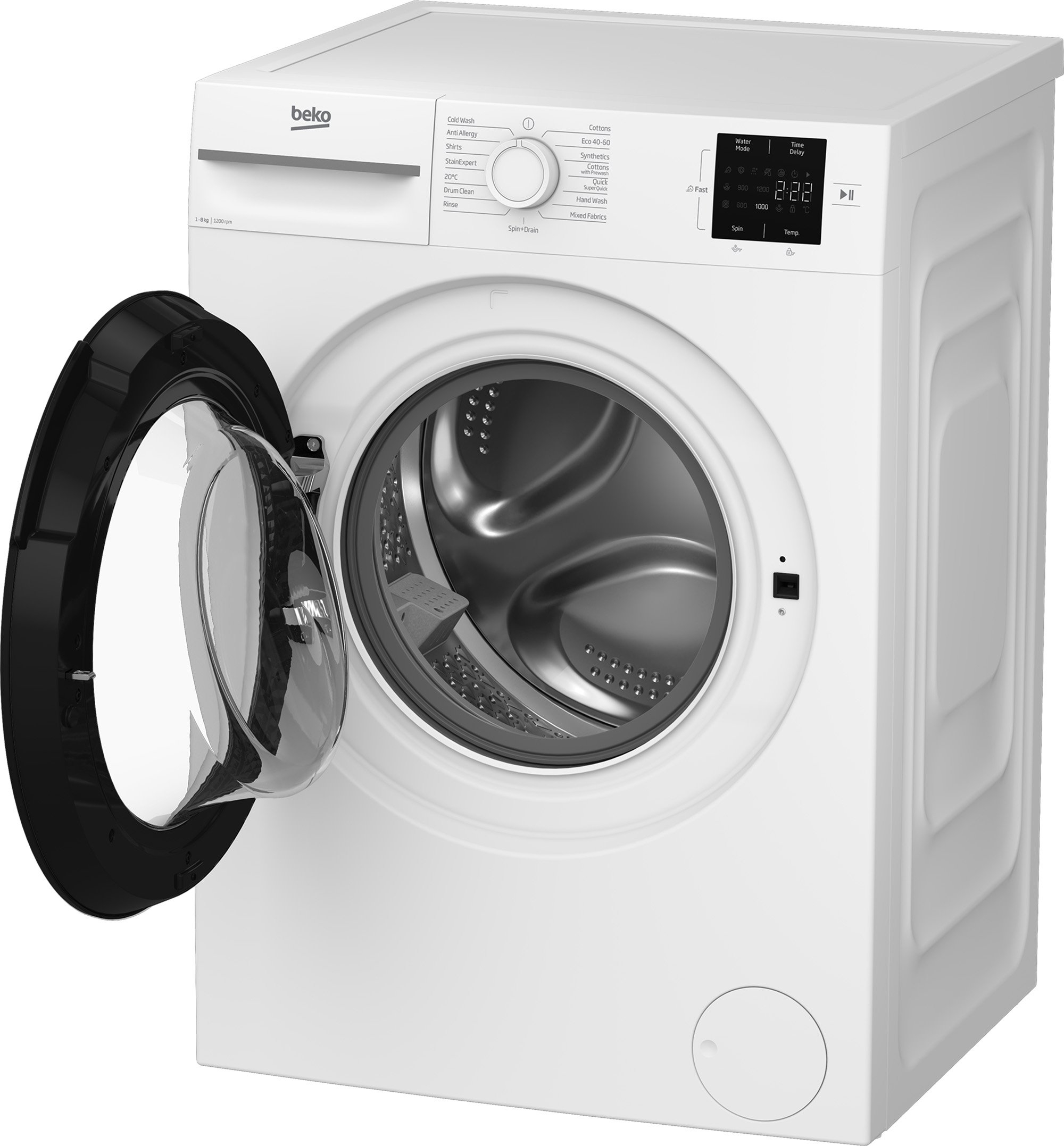 Beko BMN3WT3821W 8kg 1200 Spin Washing Machine - White thumbnail image