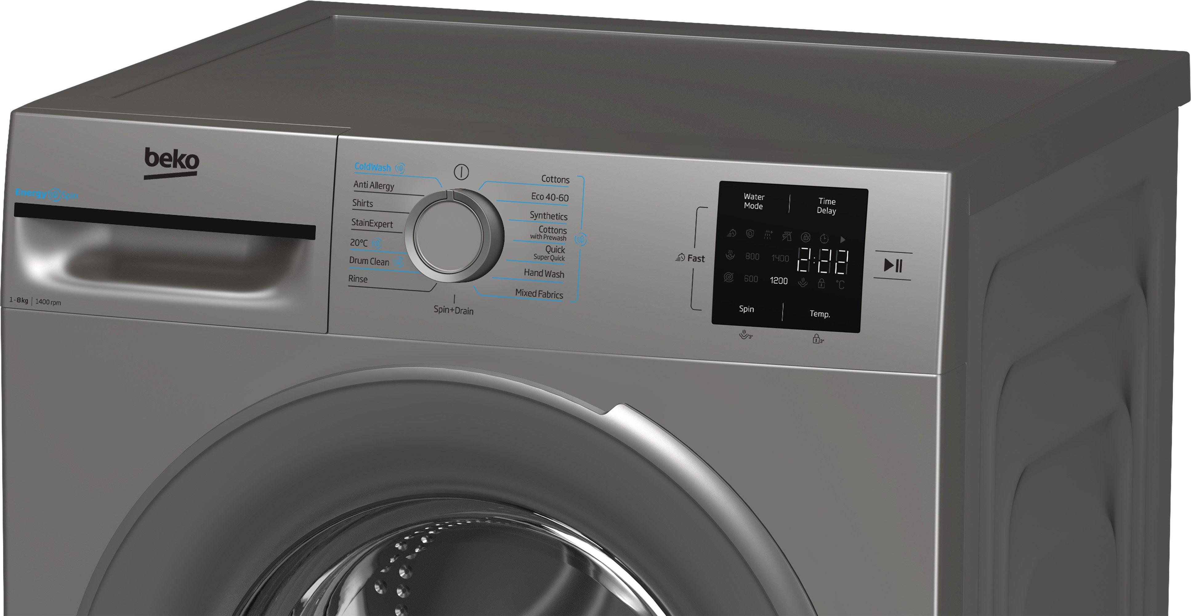 Beko BMN3WT3841S 8kg 1400 Spin Washing Machine thumbnail image