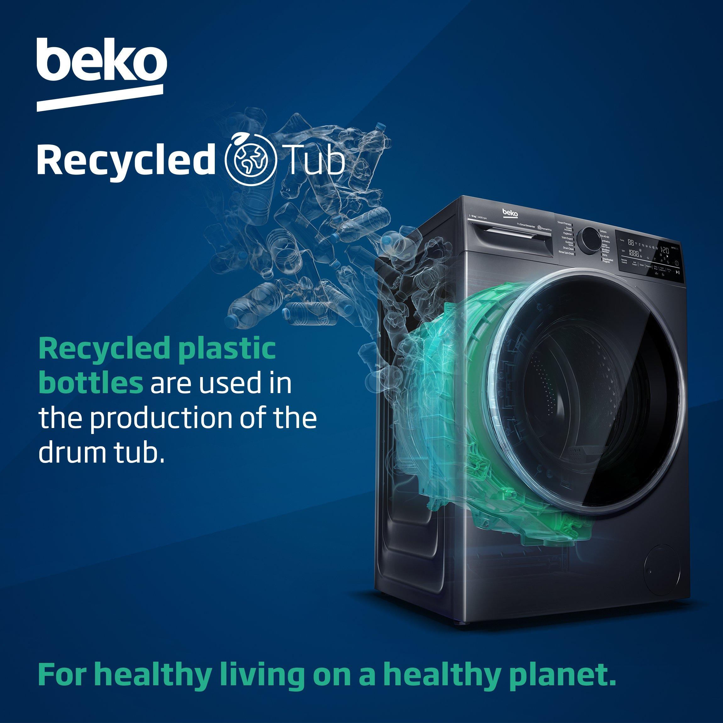 Beko BMN3WT3841S 8kg 1400 Spin Washing Machine thumbnail image