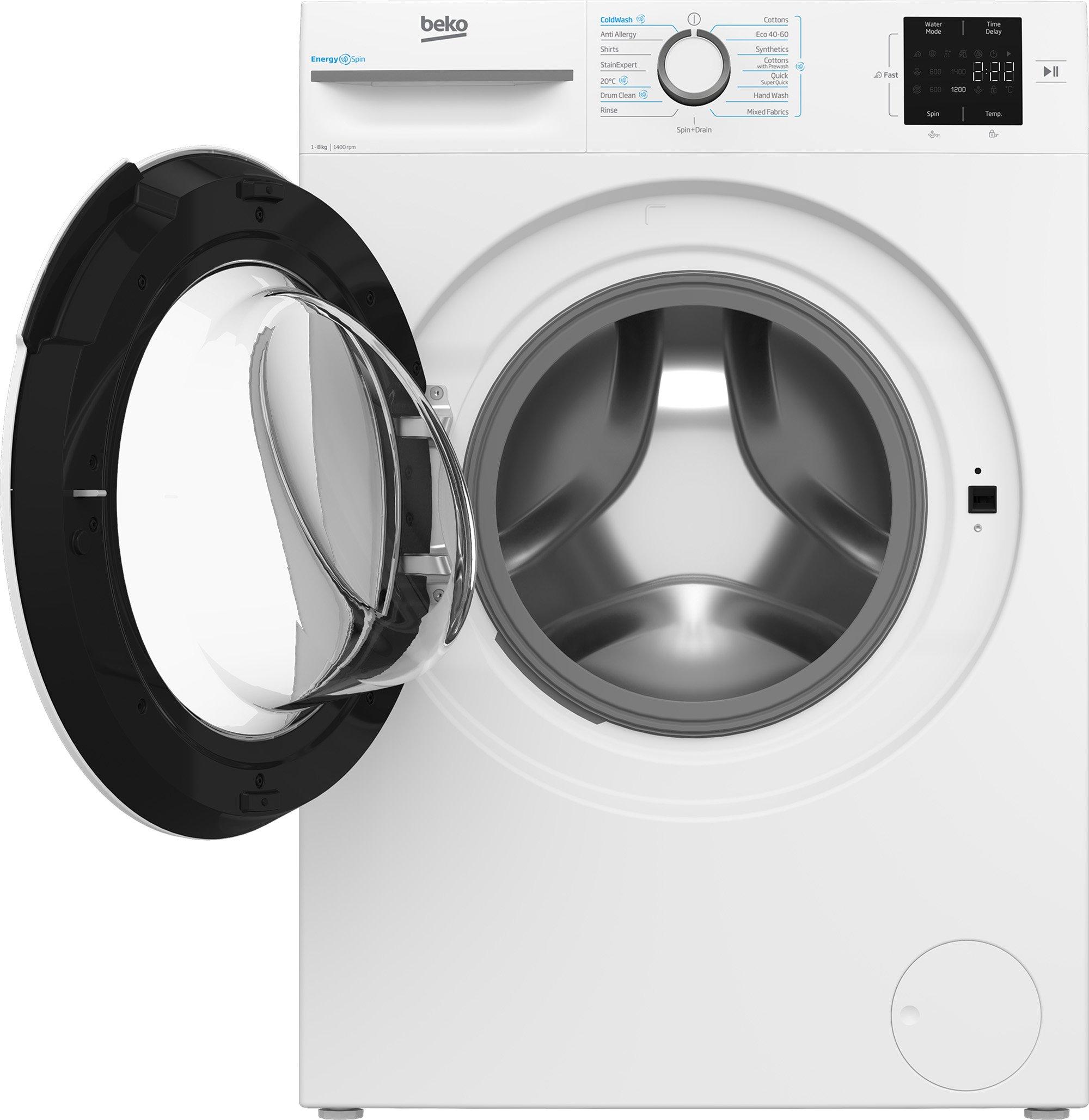 Beko BMN3WT3841W 8kg 1400 Spin Washing Machine  thumbnail image