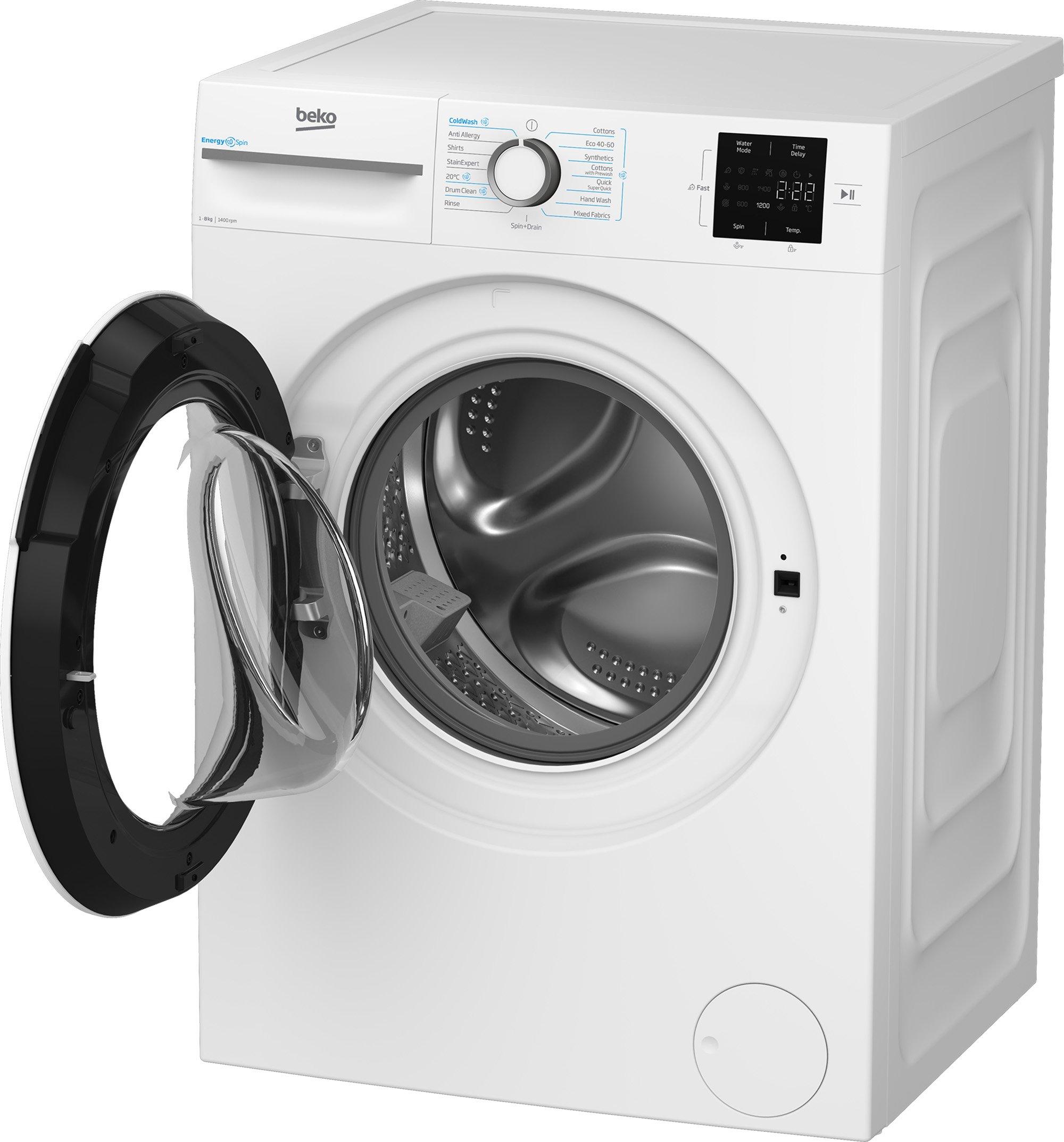 Beko BMN3WT3841W 8kg 1400 Spin Washing Machine  thumbnail image