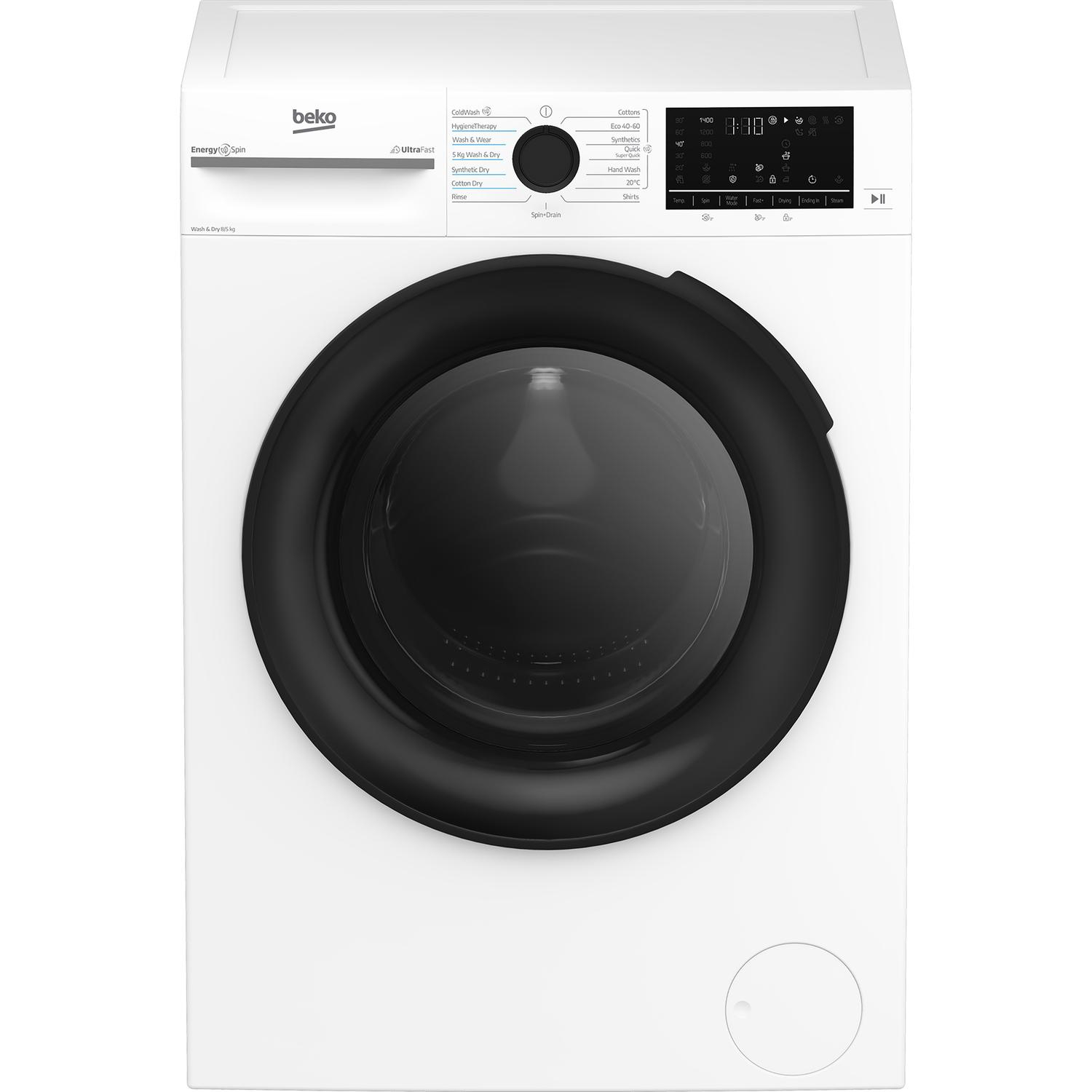 Beko BMND8545UW 8kg/5kg 1400 Spin Washer Dryer - White thumbnail image