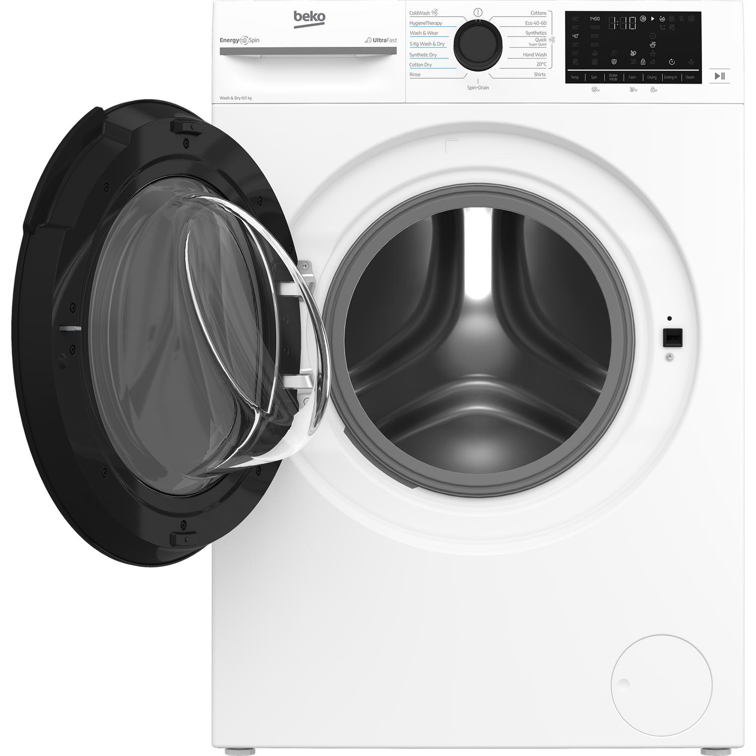 Beko BMND8545UW 8kg/5kg 1400 Spin Washer Dryer - White thumbnail image