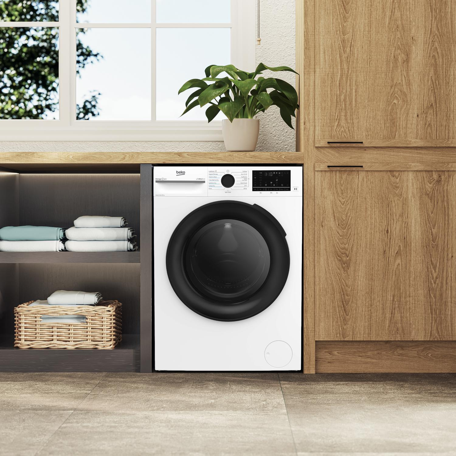Beko BMND8545UW 8kg/5kg 1400 Spin Washer Dryer - White thumbnail image